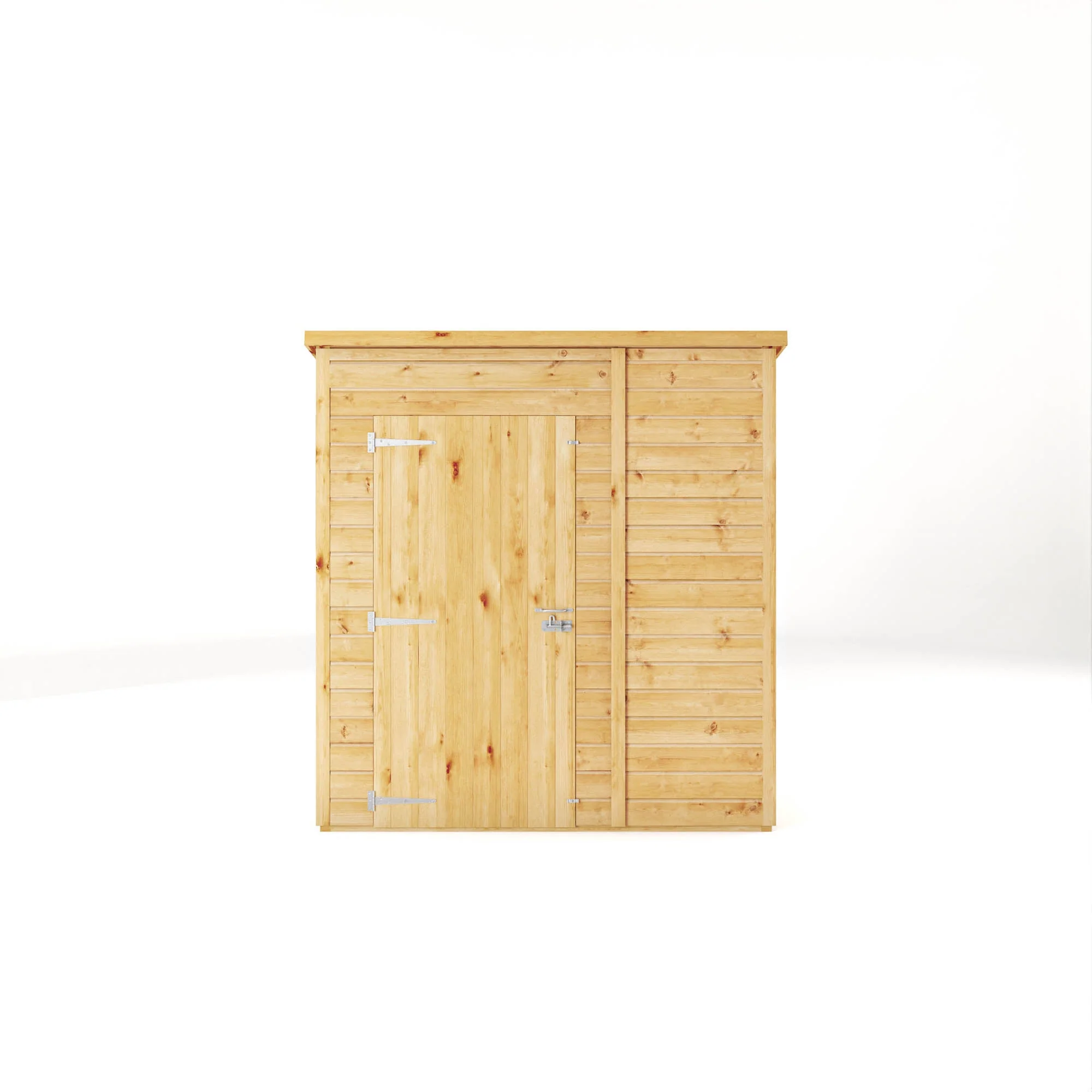 Mercia Woodsman 6' 5" x 4' 2" Pent Shed - Premium Dip Treated Shiplap - Styrene Windows - Image 12
