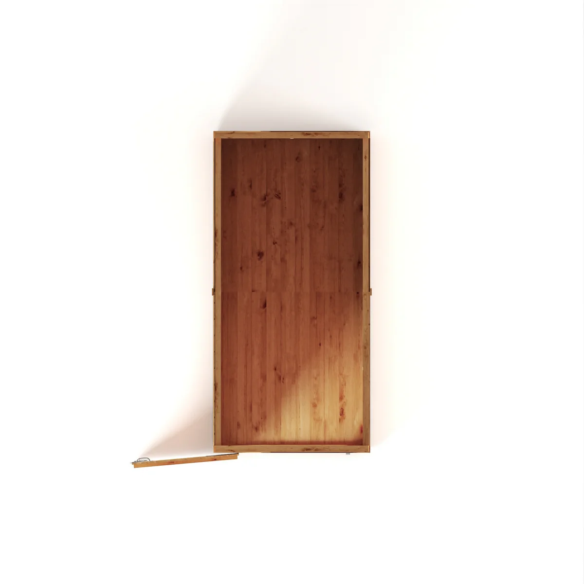 Mercia Woodsman 8' 1" x 3' 11" Pent Shed - Premium Dip Treated Shiplap - Glass Windows - Image 11