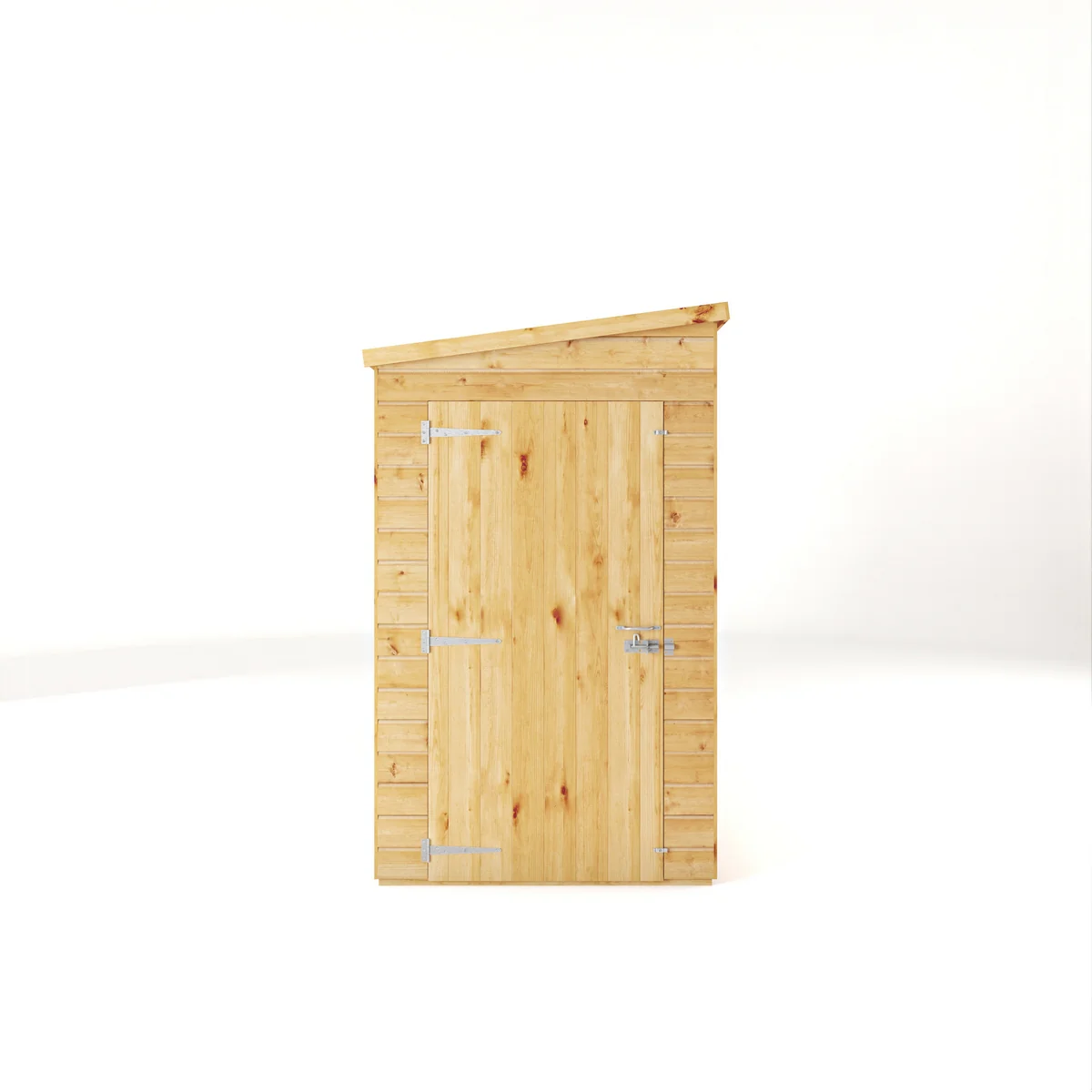 Mercia Woodsman 8' 1" x 3' 11" Pent Shed - Premium Dip Treated Shiplap - Glass Windows - Image 7