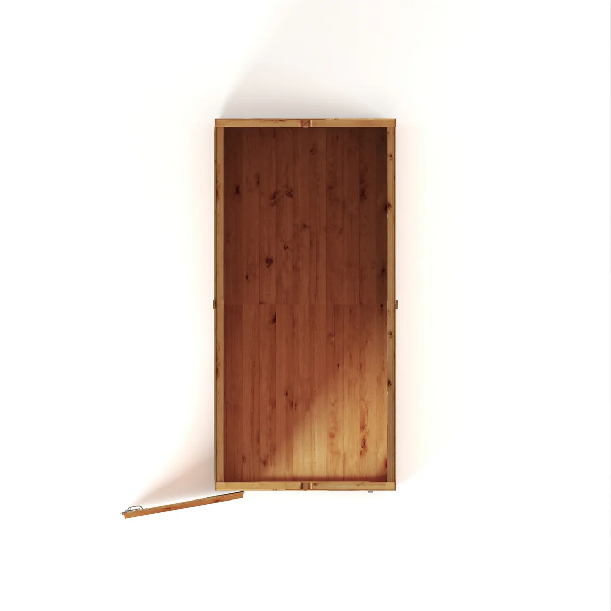 Mercia Woodsman 8' 2" x 4' 3" Apex Shed - Premium Dip Treated Shiplap - Glass Windows - Image 10