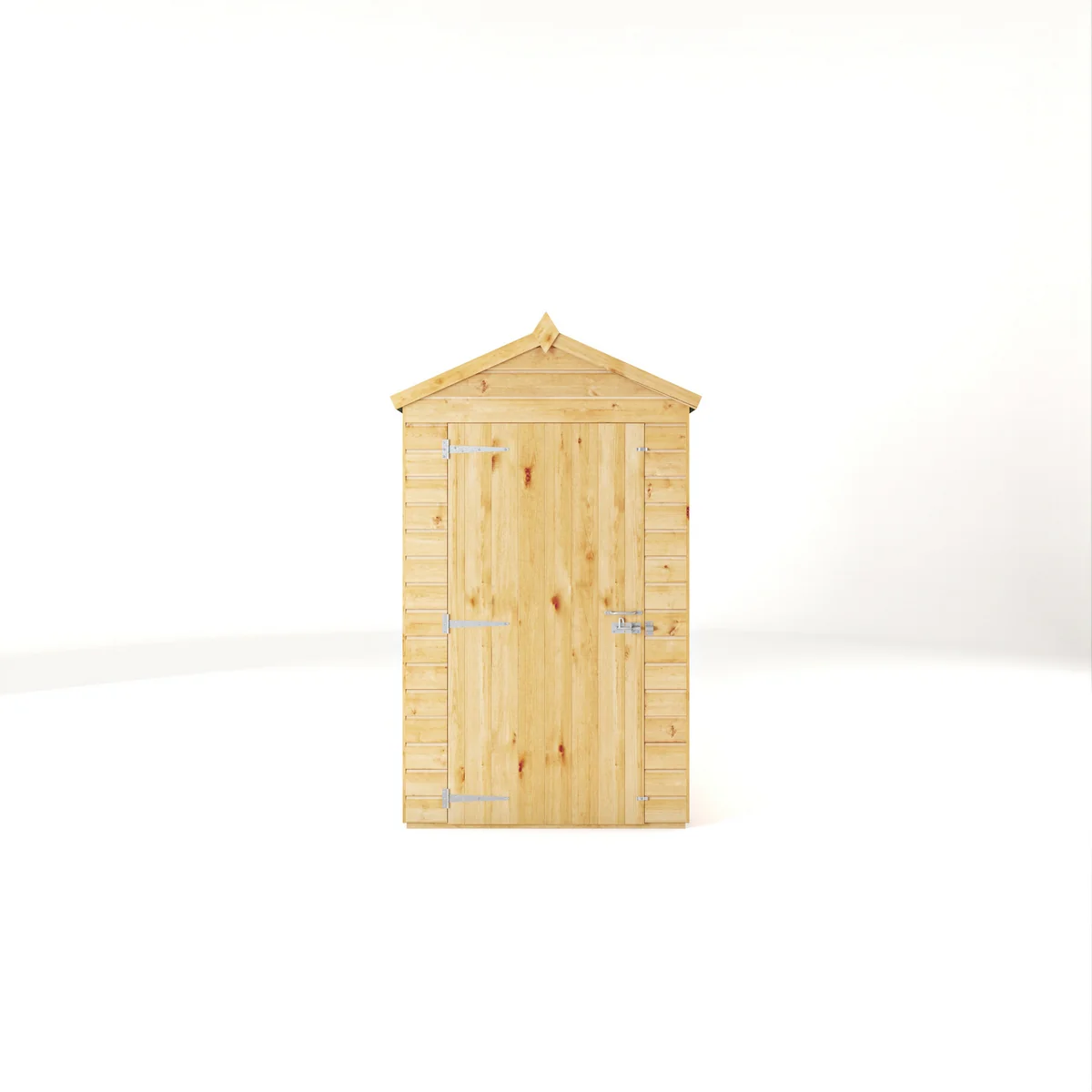 Mercia Woodsman 8' 2" x 4' 3" Apex Shed - Premium Dip Treated Shiplap - Glass Windows - Image 6