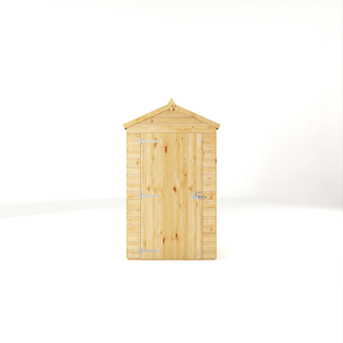 Mercia Woodsman 8' 2" x 4' 3" Apex Shed - Premium Dip Treated Shiplap - Styrene Windows - Image 6