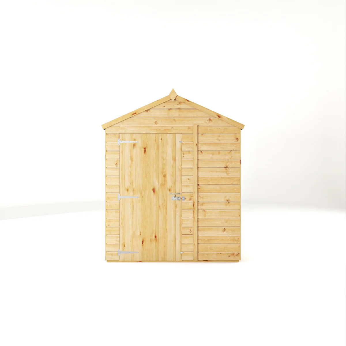 Mercia Woodsman 8' 2" x 6' 2" Apex Shed - Premium Dip Treated Shiplap - Glass Windows - Image 7