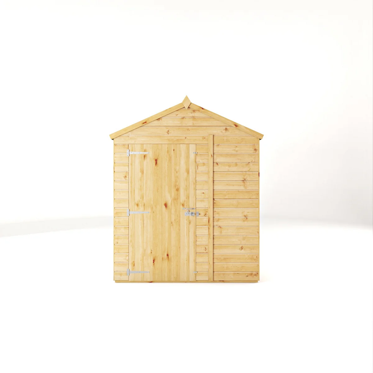 Mercia Woodsman 8' 2" x 6' 2" Apex Shed - Premium Dip Treated Shiplap - Styrene Windows - Image 7