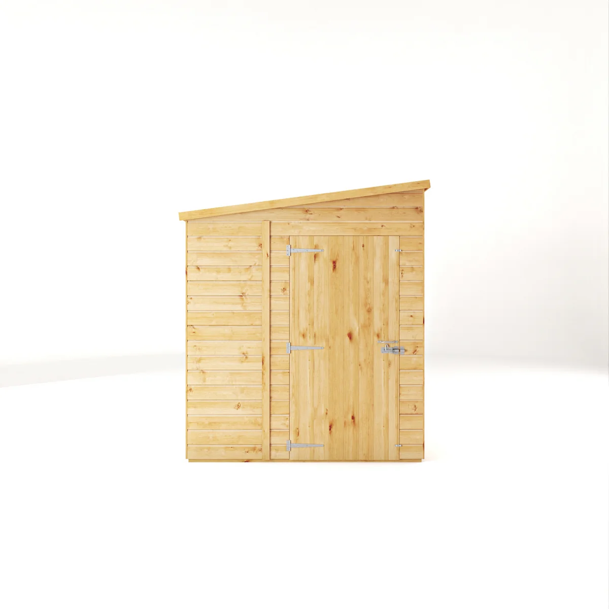 Mercia Woodsman 8' 4" x 6' 2" Pent Shed - Premium Dip Treated Shiplap - Glass Windows - Image 7
