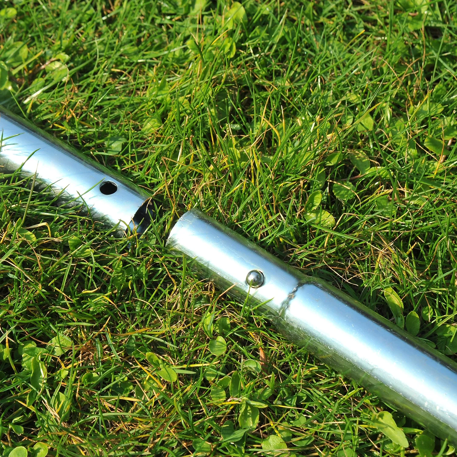 Metal 5 Spike Lawn Aerator Roller Green - Image 6