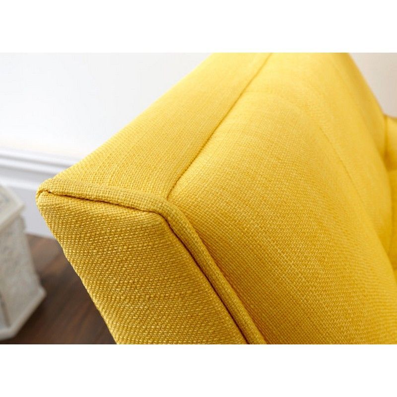 Milan Window Seat Fabric Yellow - Image 4