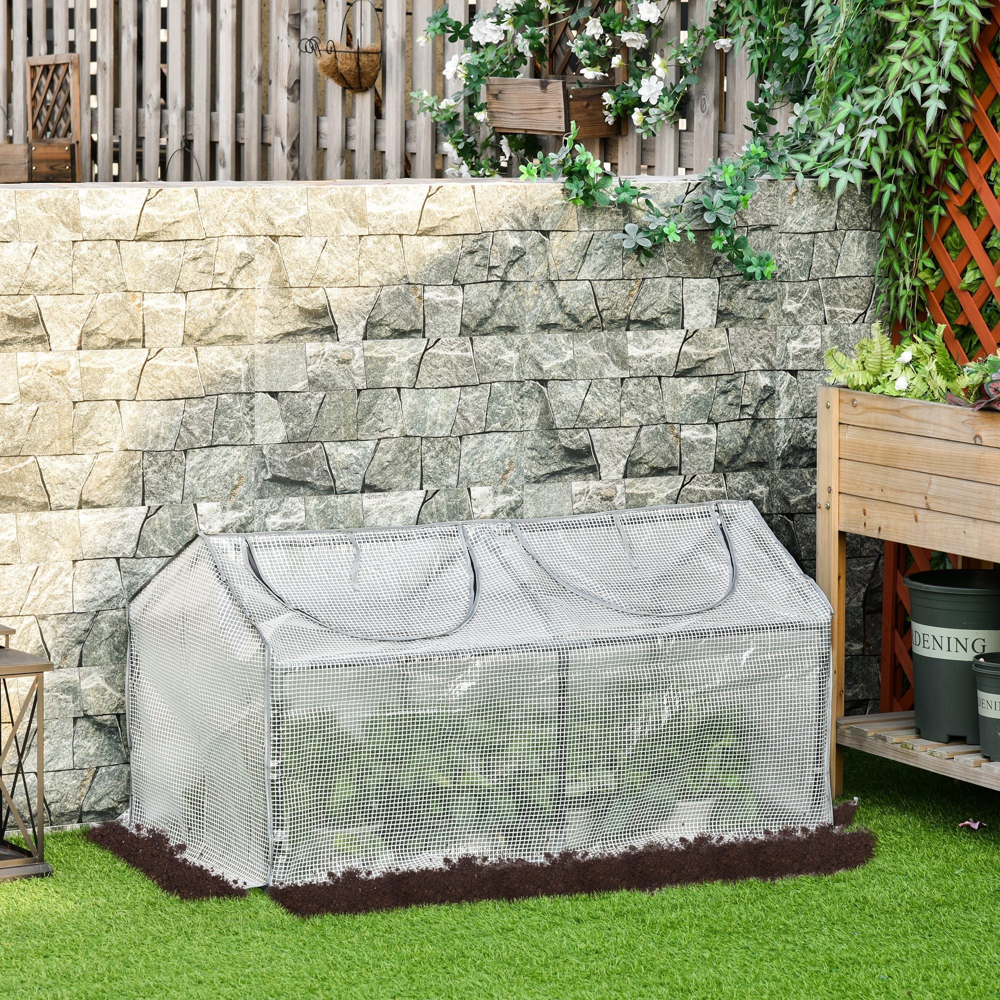 Mini Greenhouse With 2 Windows - Image 2