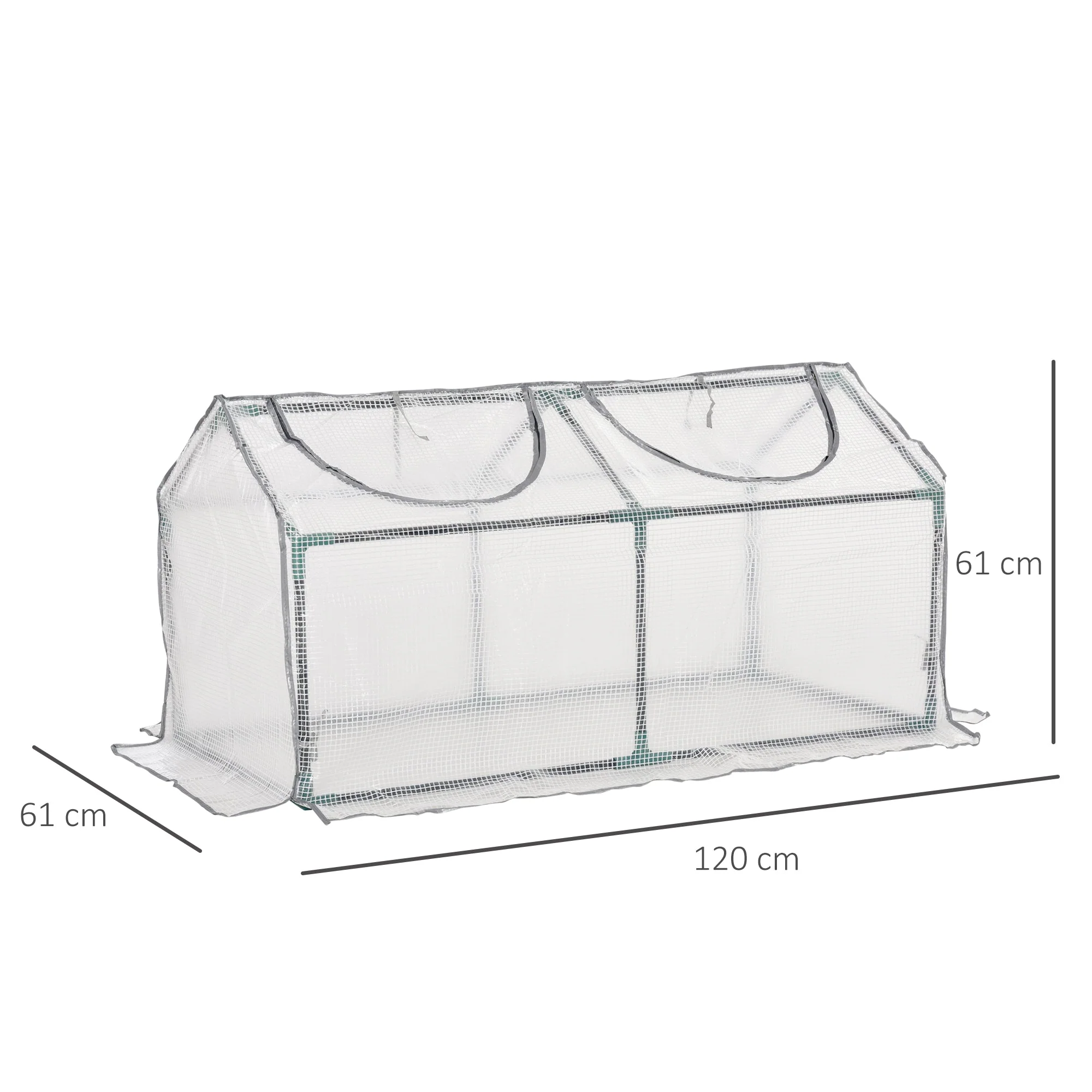 Mini Greenhouse With 2 Windows - Image 3