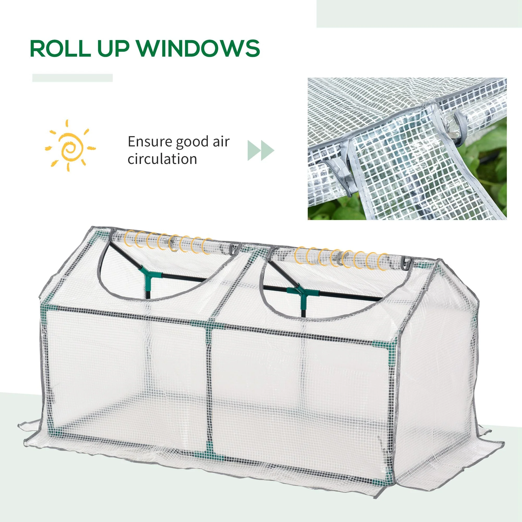 Mini Greenhouse With 2 Windows - Image 5