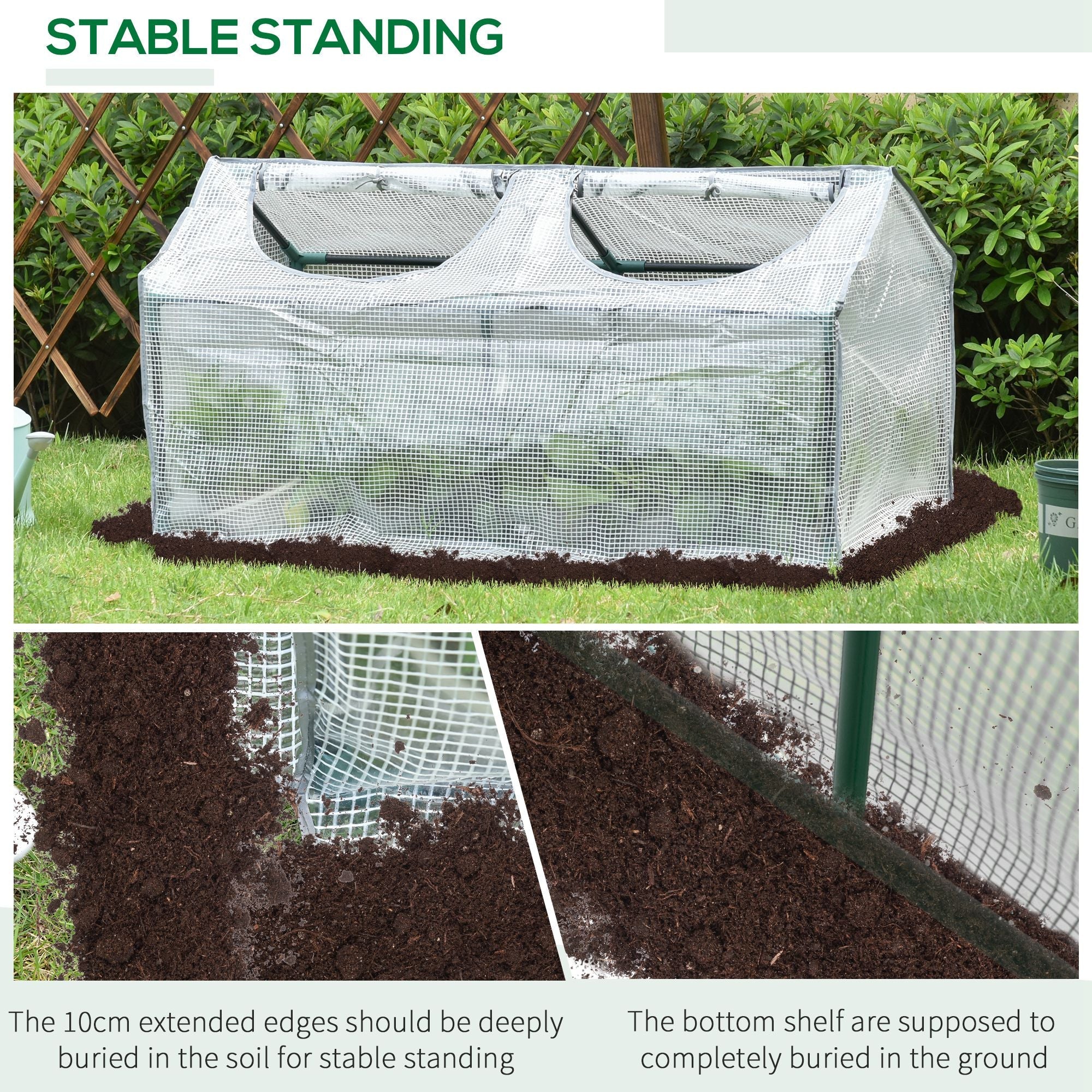 Mini Greenhouse With 2 Windows - Image 7