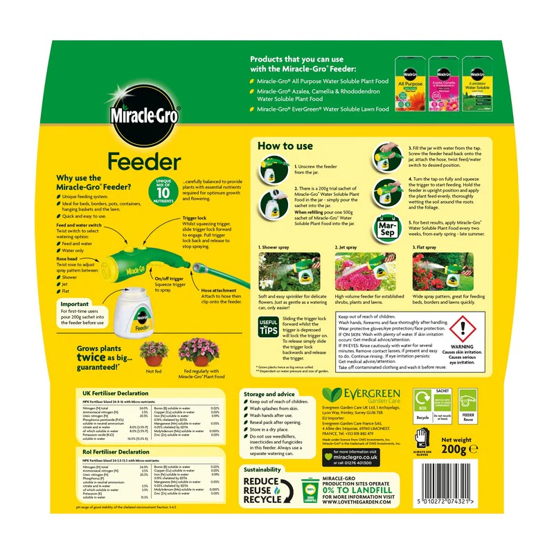Miracle Gro Plant Spray Feeder - Image 2