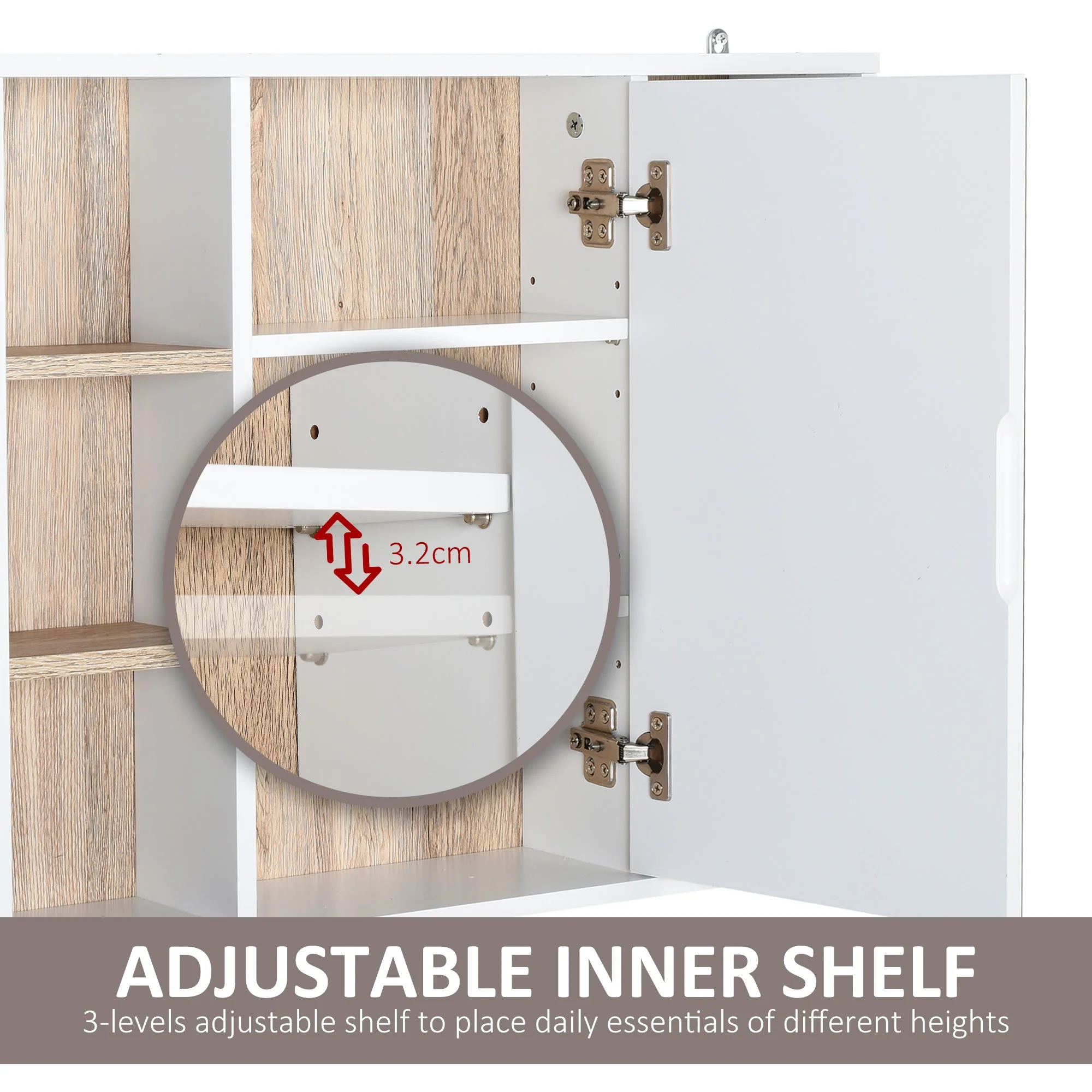 Mirrored Bathroom Wall Cabinet - Image 6