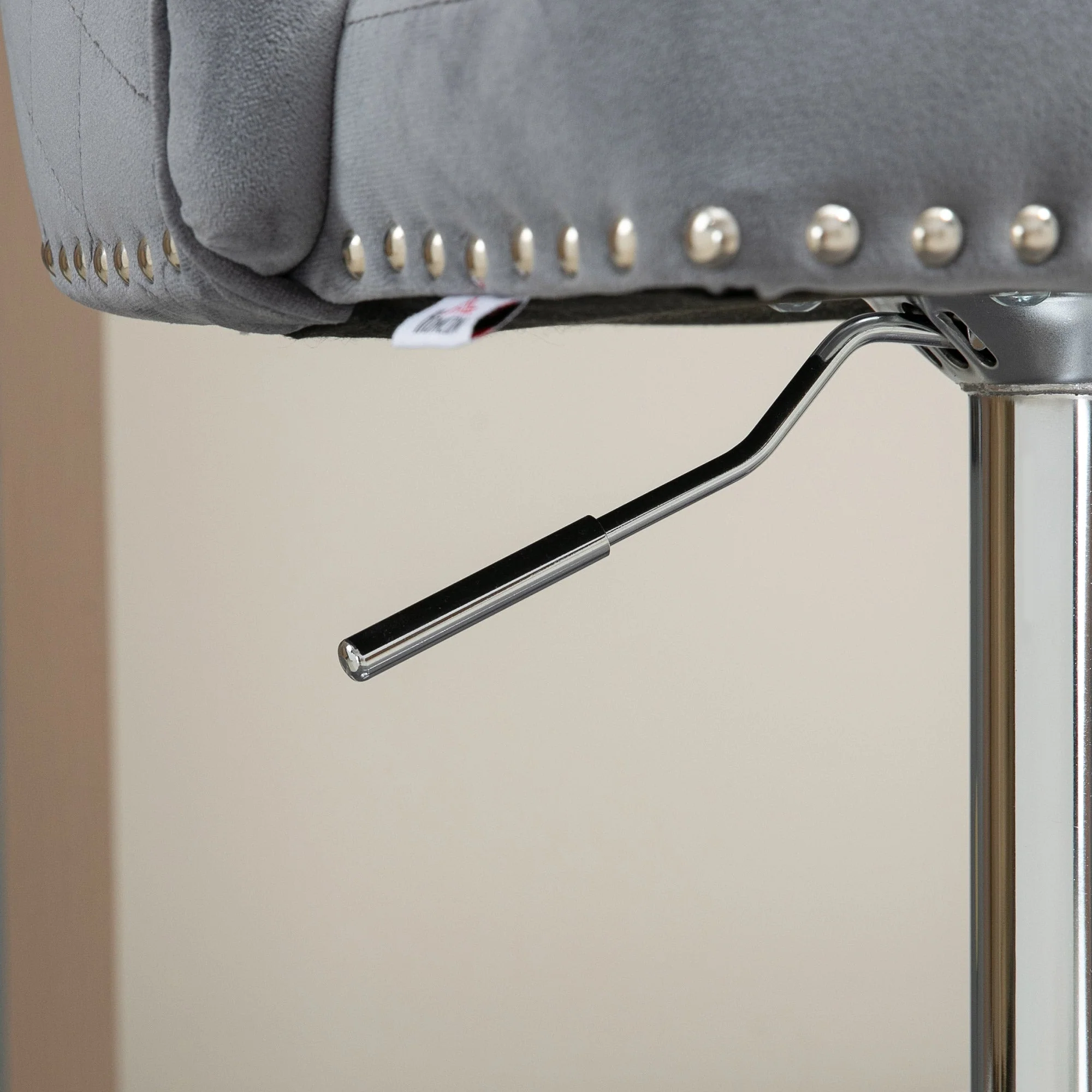 Modern Adjustable Bar Stools Set of 2 - Image 8