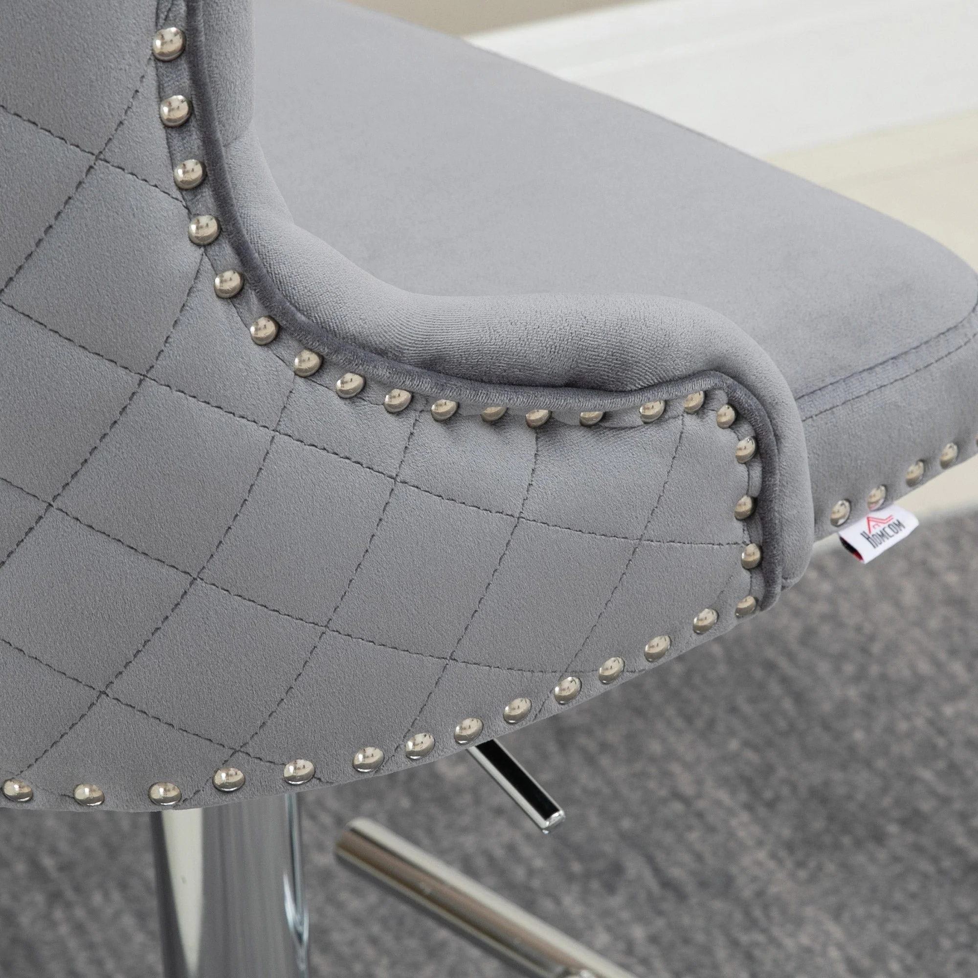 Modern Adjustable Bar Stools Set of 2 - Image 9