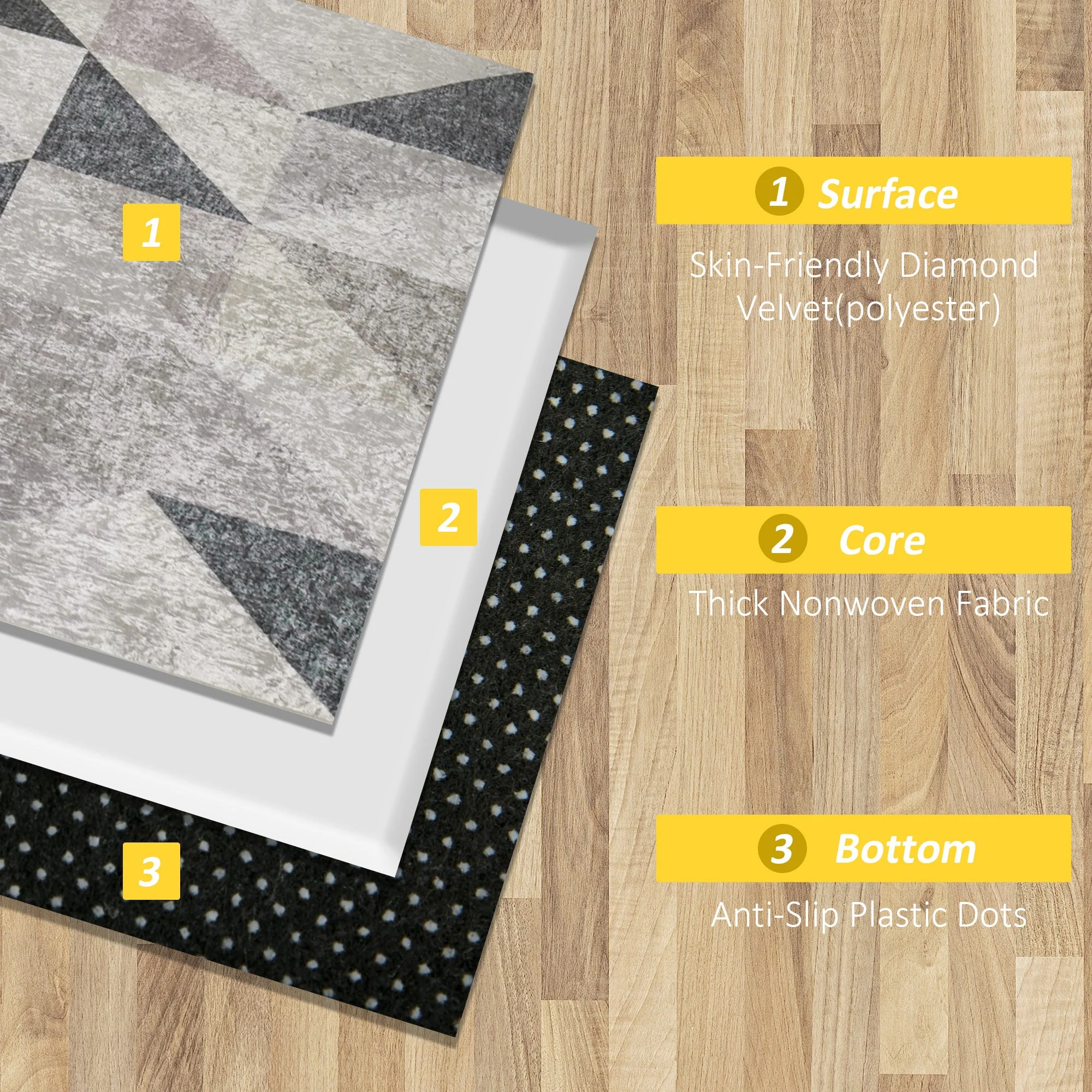 Modern Grey Rug - Image 5