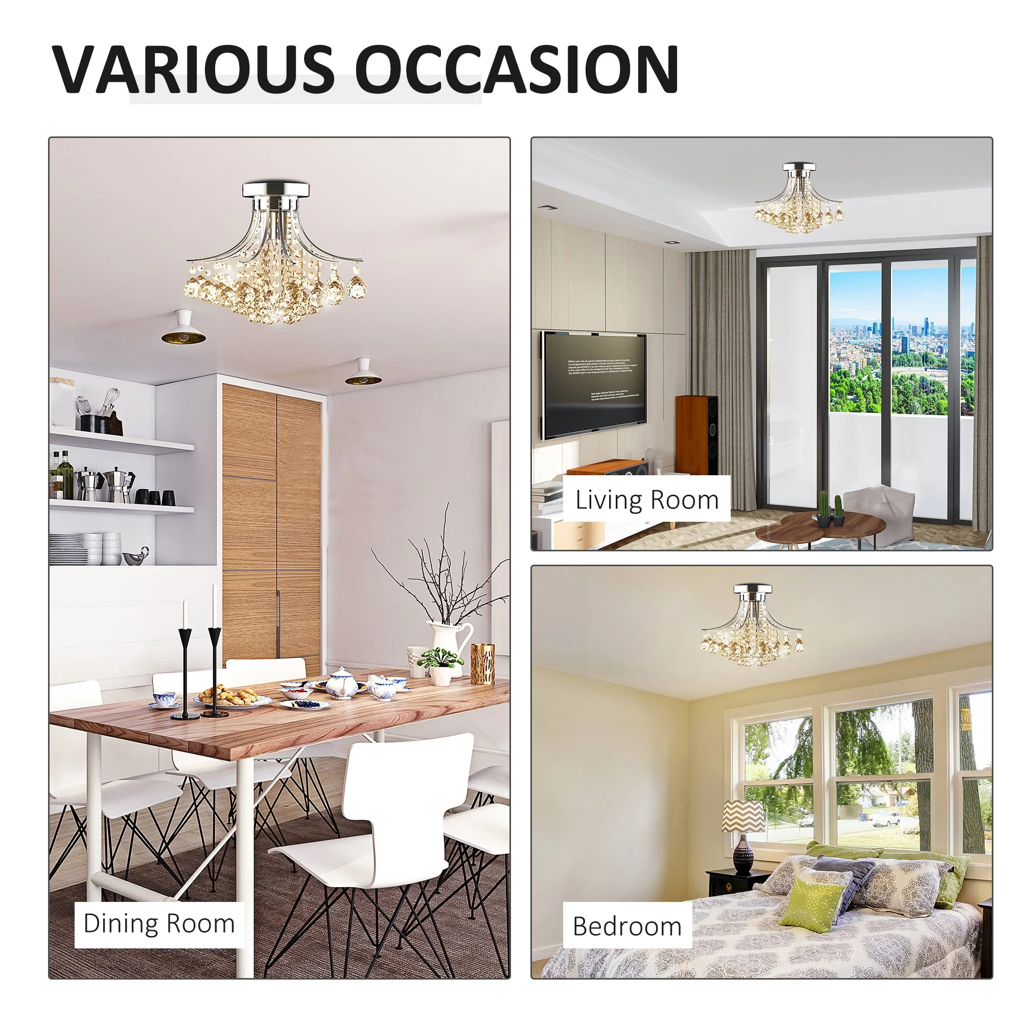 Modern K9 Crystal Ceiling Lighting Chandelier - Image 7