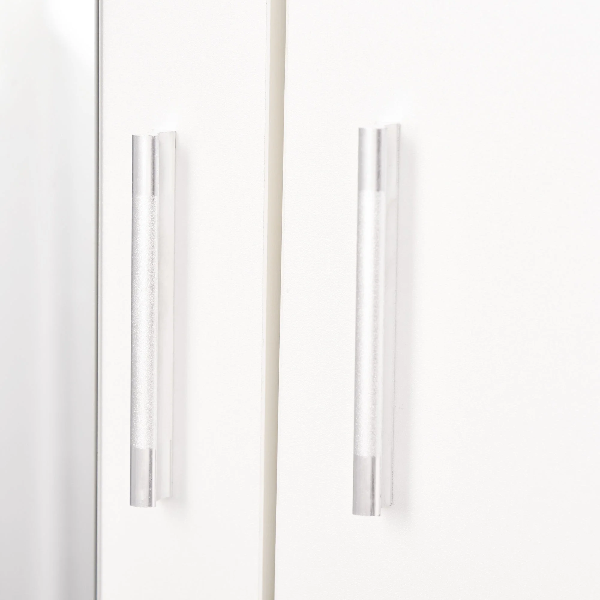 Modern Mirror Wardrobe 2 Door Storage Cupboards Home Storage Organisation Furniture with Adjustable Shelf - Image 8