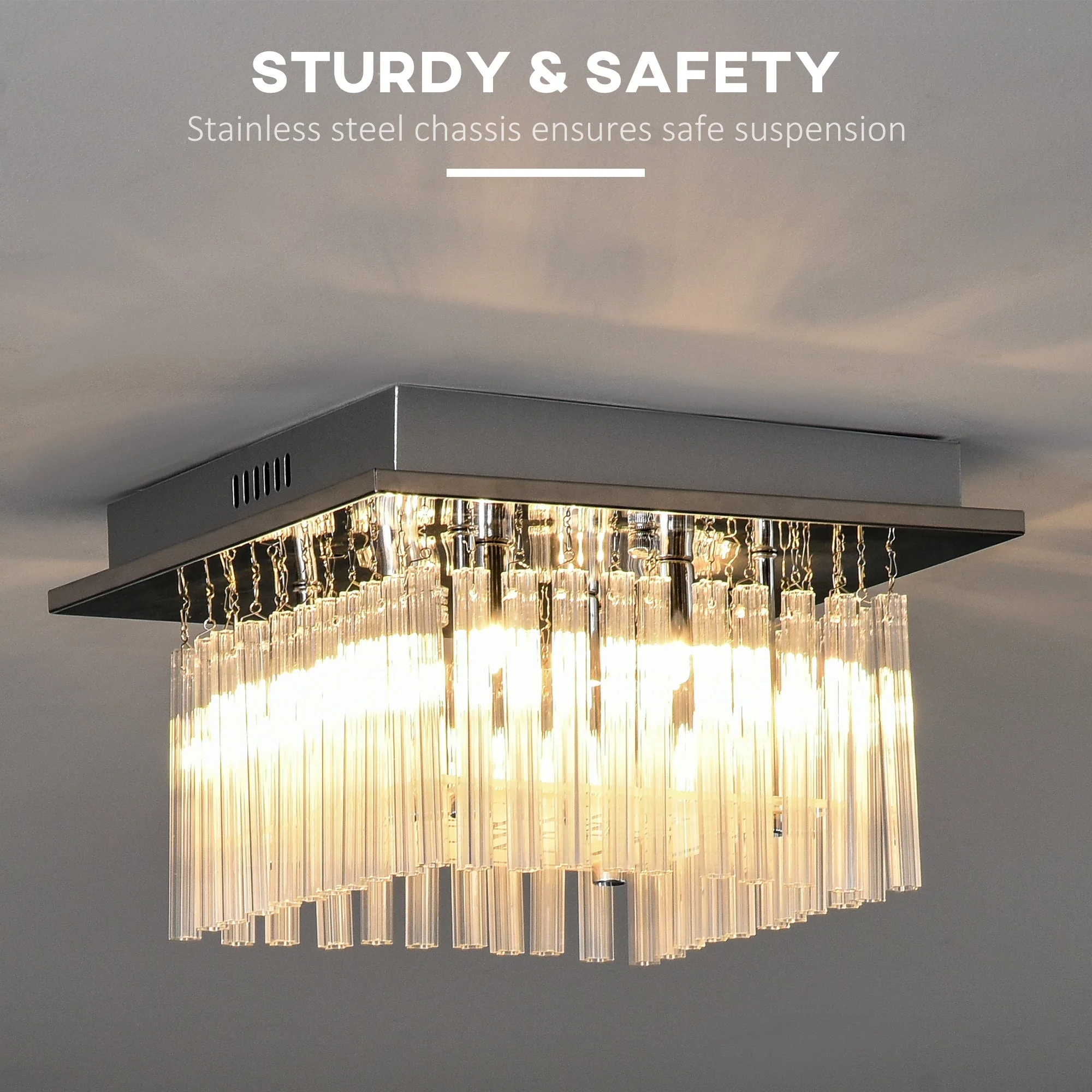 Modern Raindrop K9 Crystal Chandelier - Image 5