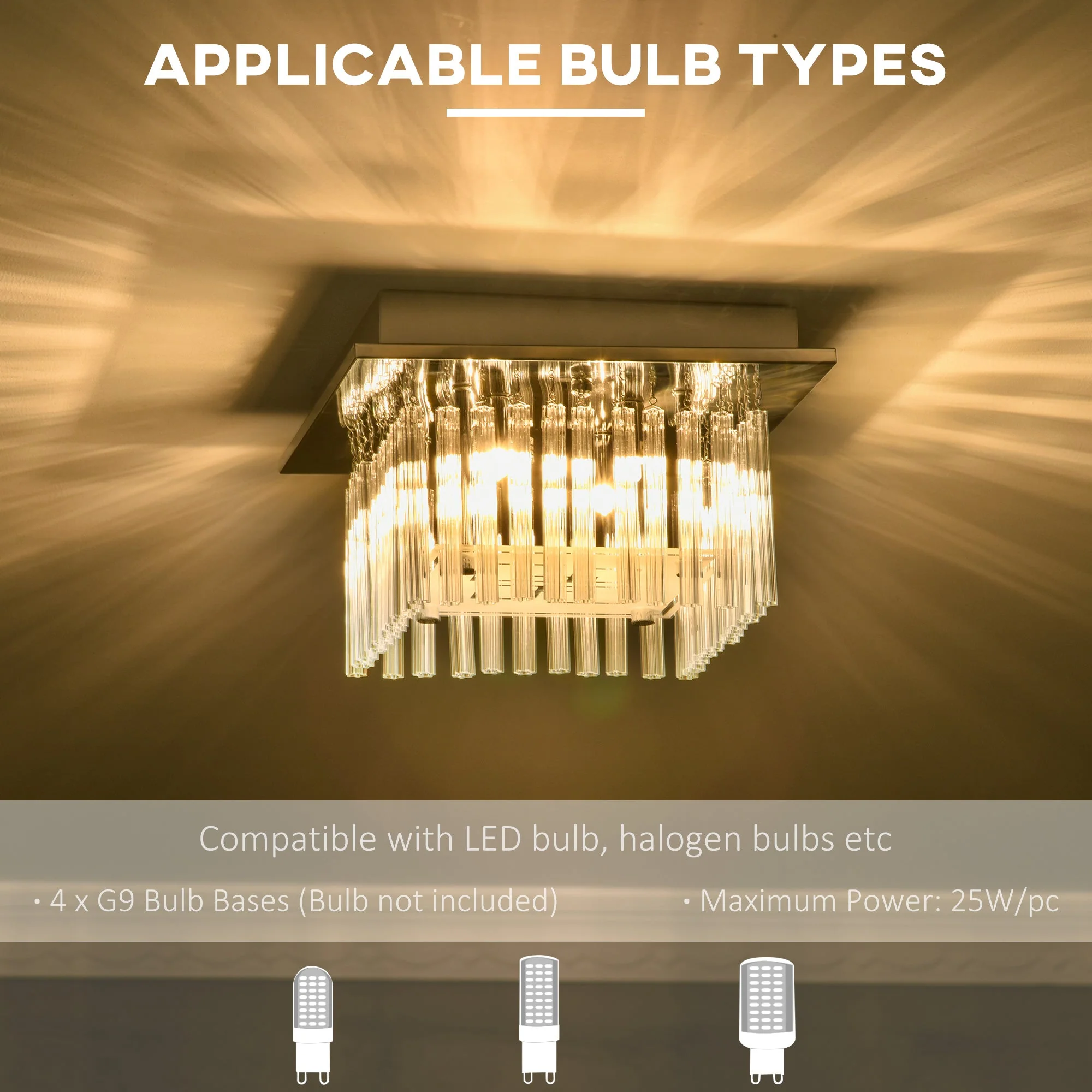 Modern Raindrop K9 Crystal Chandelier - Image 6