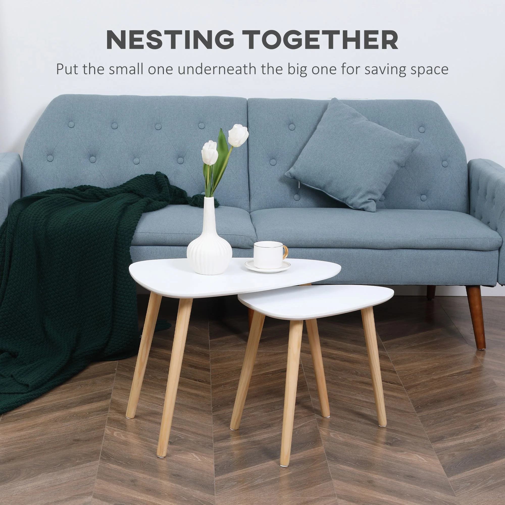 Modern Side Table Set of 2 - Image 4