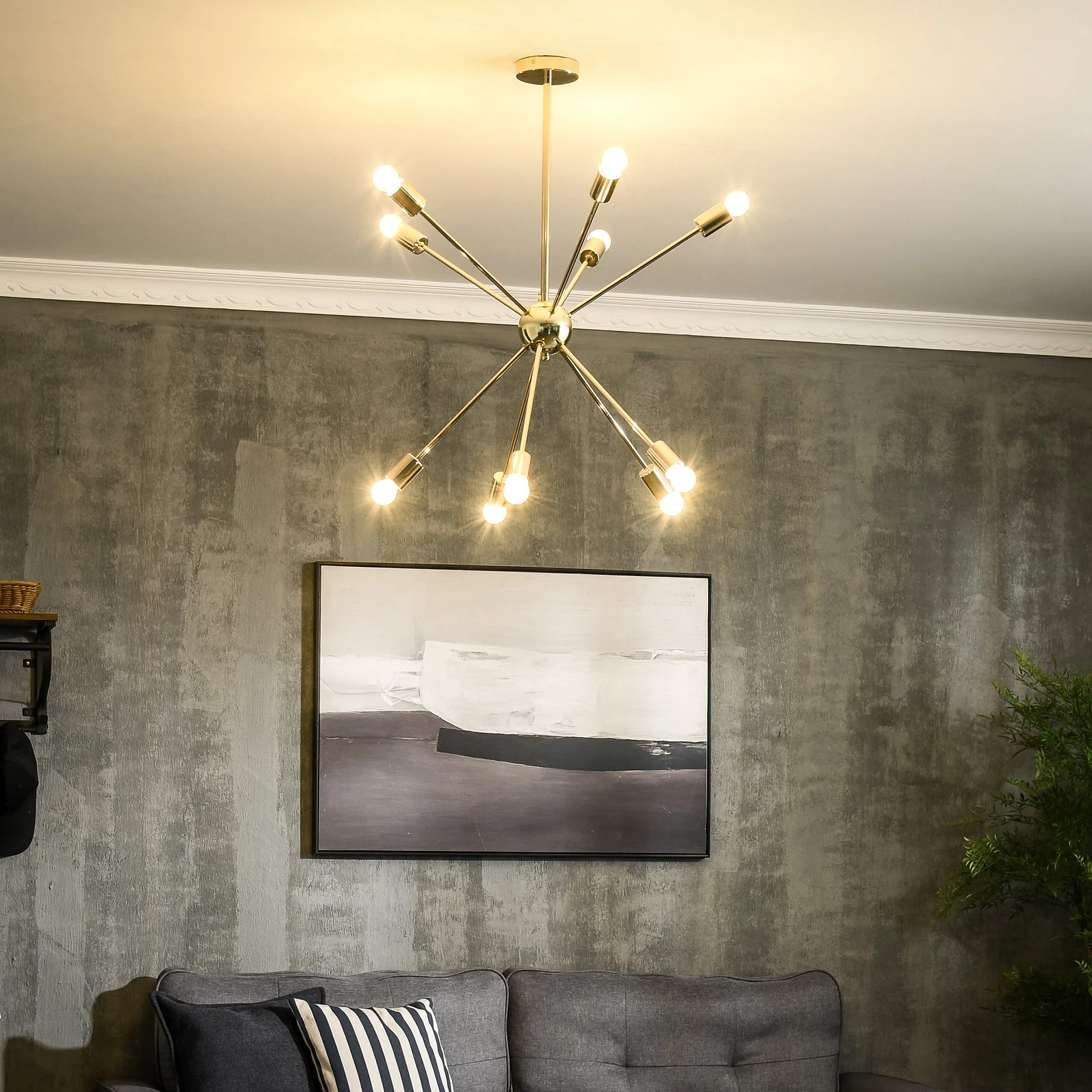 Modern Sputnik Ceiling Lights - Image 2