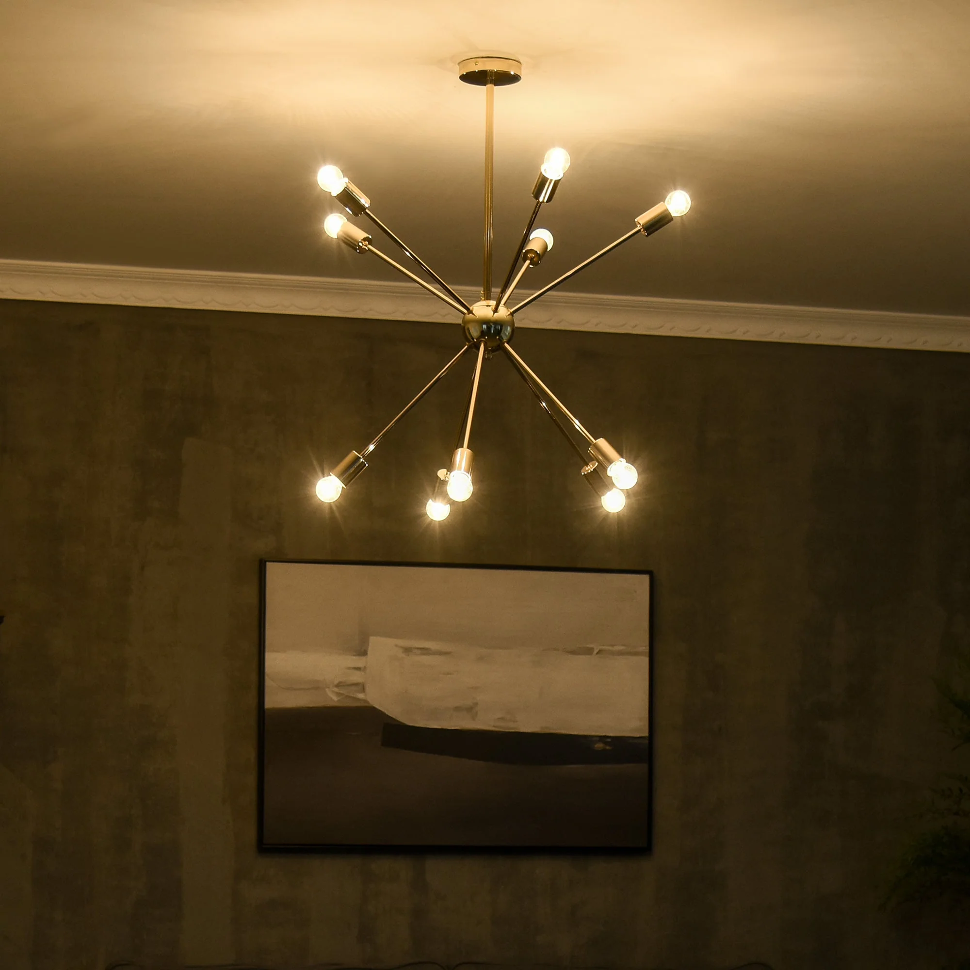 Modern Sputnik Ceiling Lights - Image 7