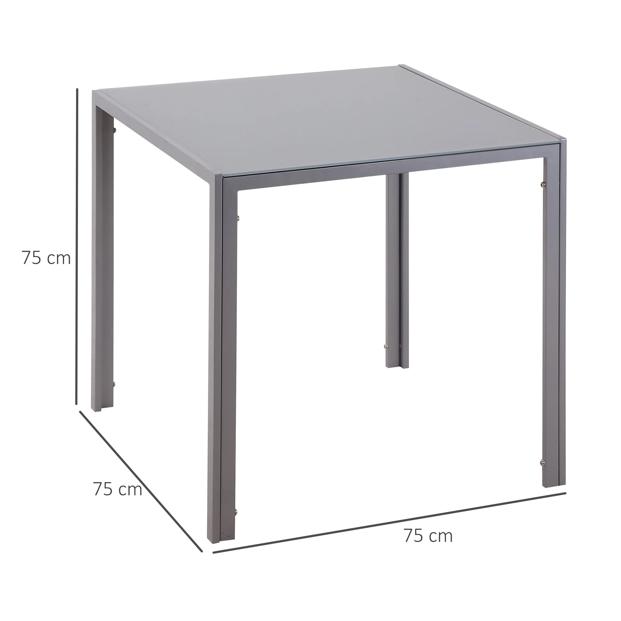 Modern Square Dining Table for 2-4 People - Image 3