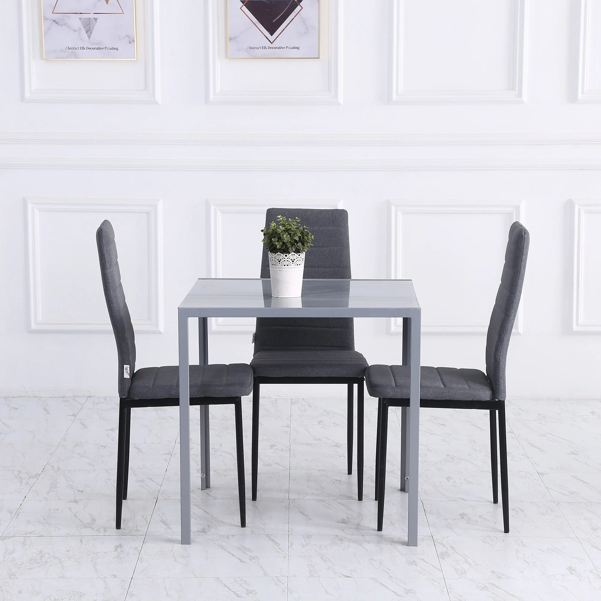 Modern Square Dining Table for 2-4 People - Image 9