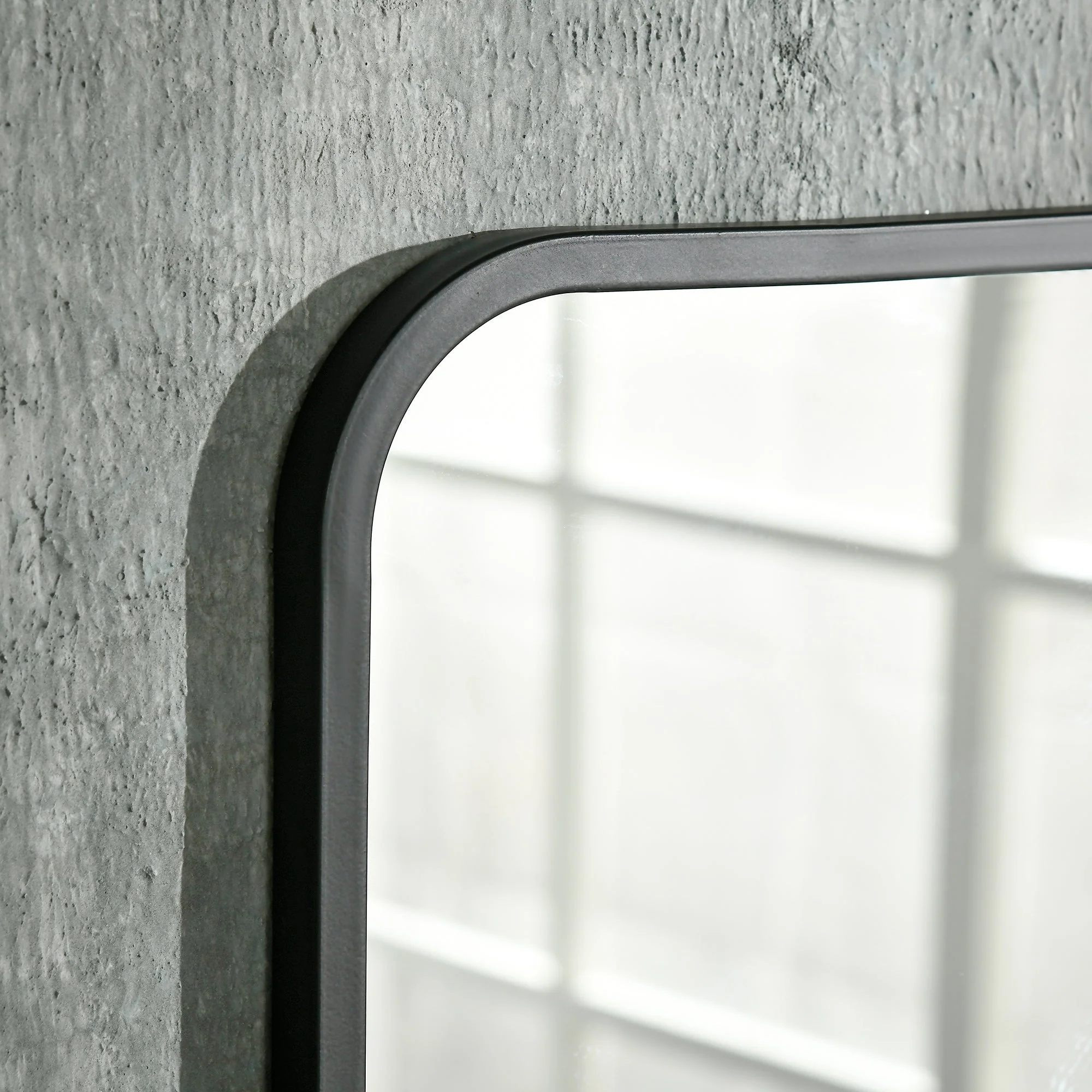 Modern Square Wall Mirror with Storage Shelf - Image 8