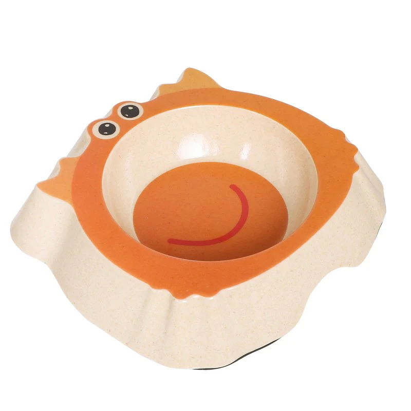 Monster Small Dog Bowl Orange Bamboo 19cm by Pet Brands - Image 3