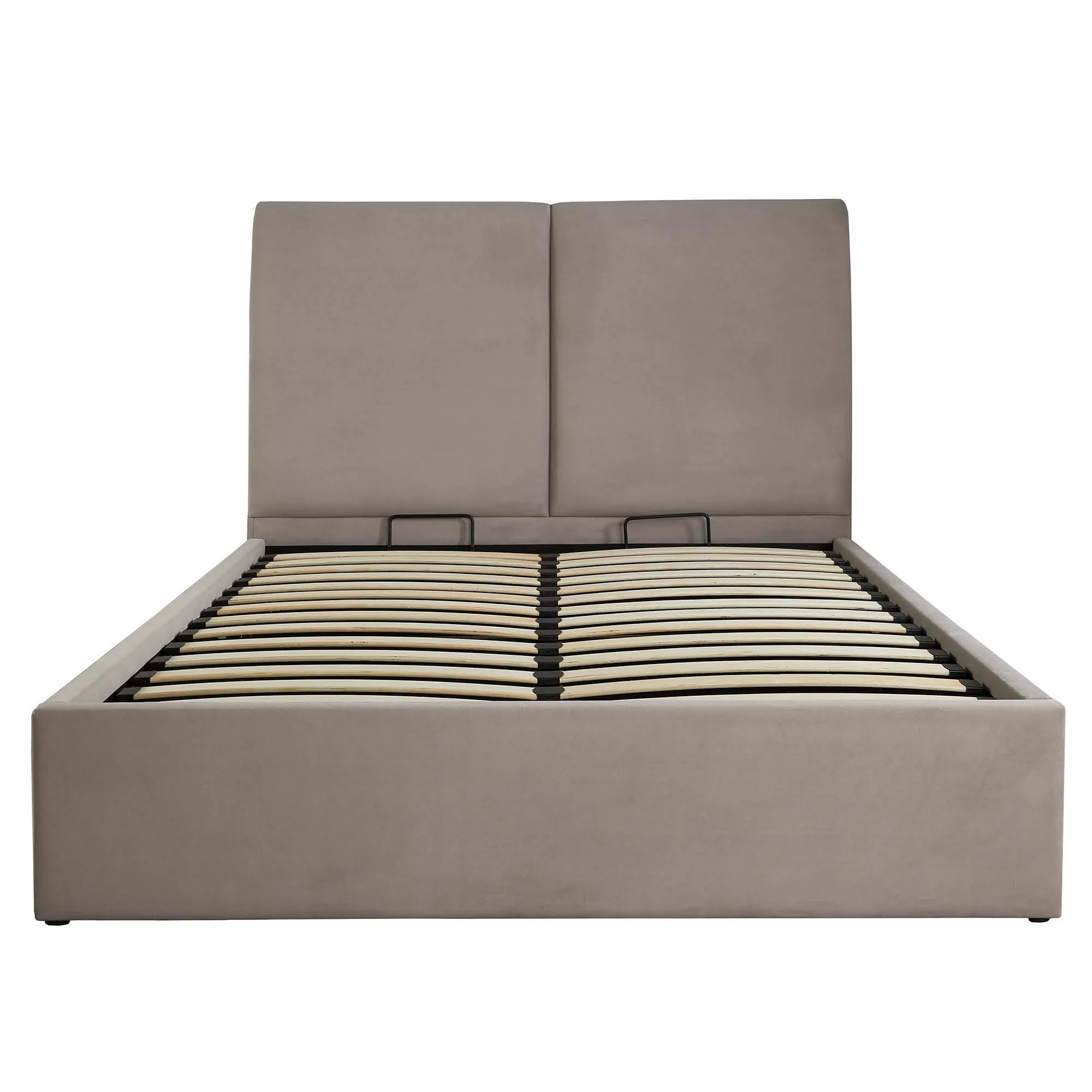 Montrel Double Ottoman Bed Natural 5 x 7ft - Image 3
