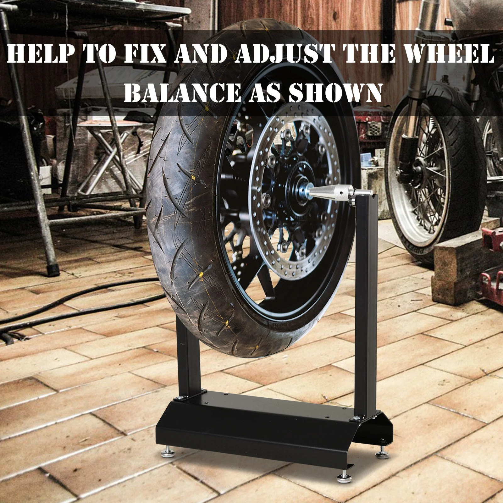 Moter Cycle Balance Wheel Stand With 0 To 25cm Adjustment by Durhand - Image 6