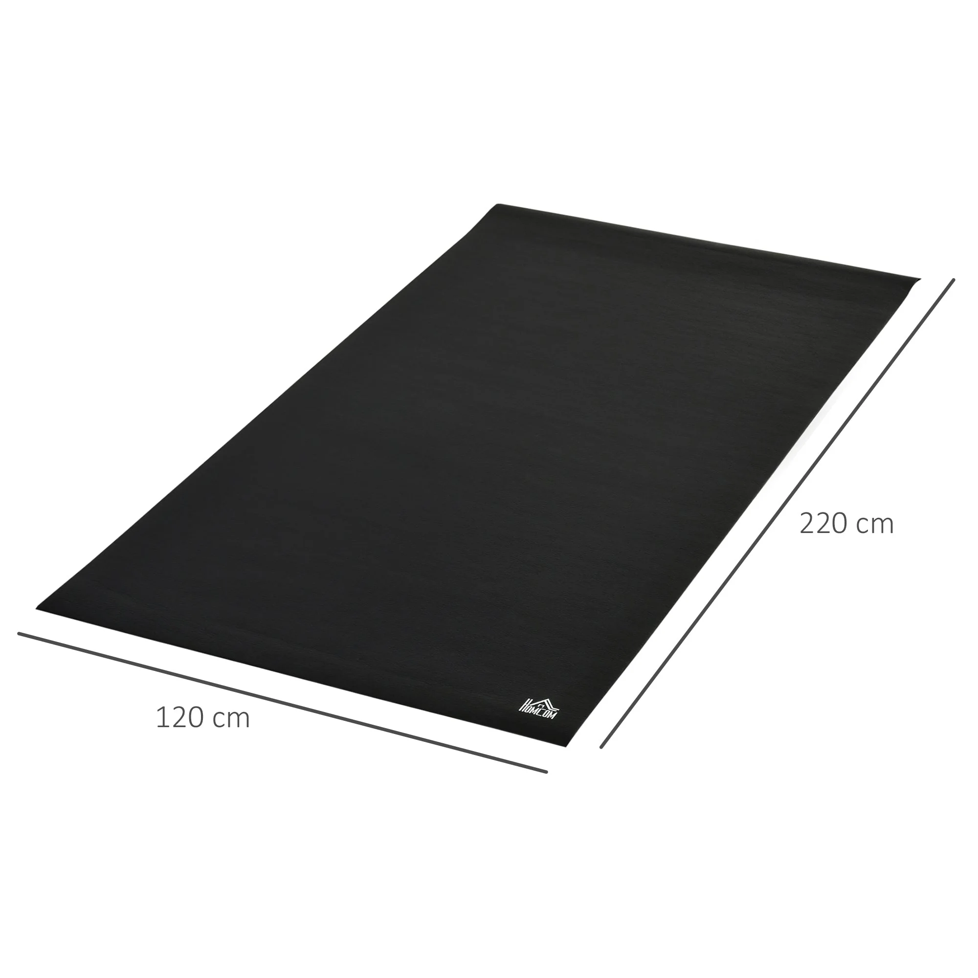 Multi-purpose Exercise Equipment Protection Mat Non-slip Floor Protector Gym Fitness Workout Training Mat 220 x 120cm - Image 3
