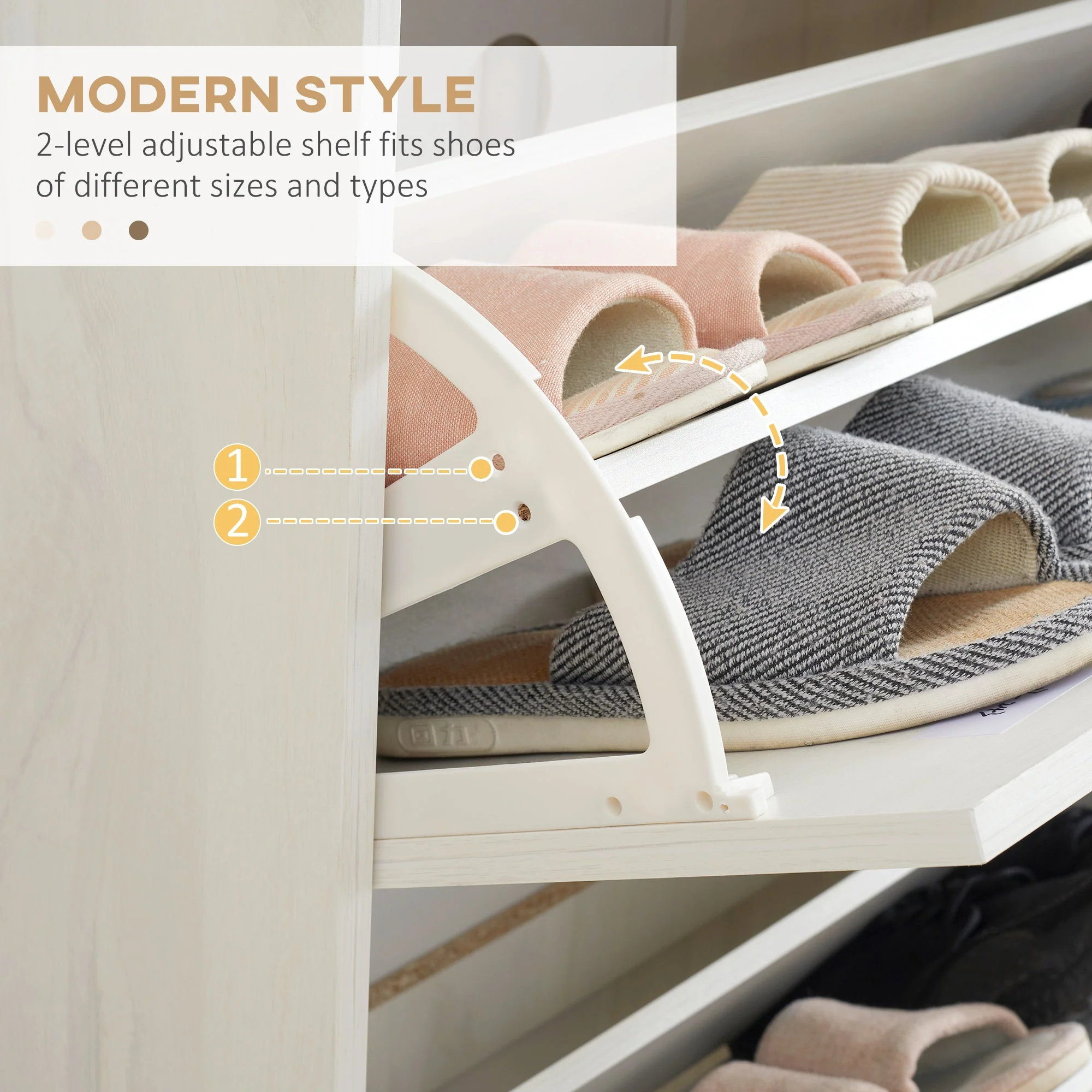 Narrow Shoe Cabinet - Image 4
