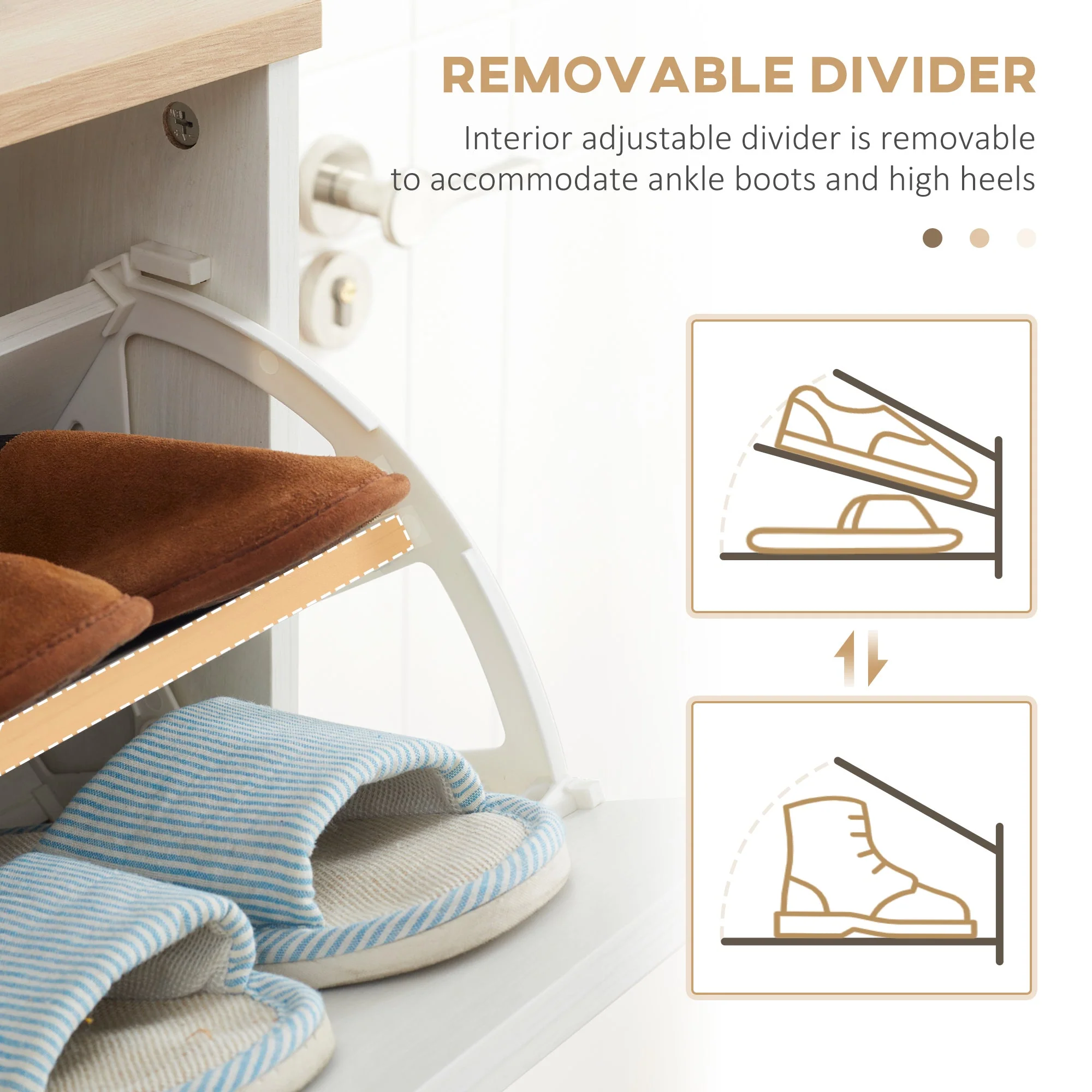 Narrow Shoe Cabinet - Image 5