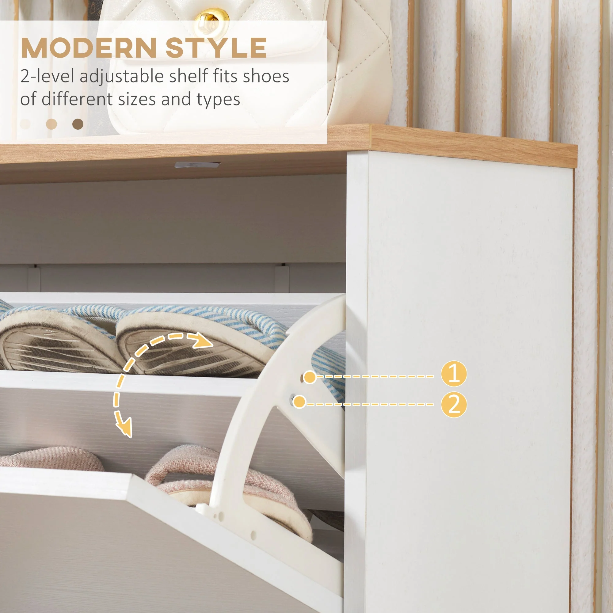 Narrow Shoe Cabinet - Image 4