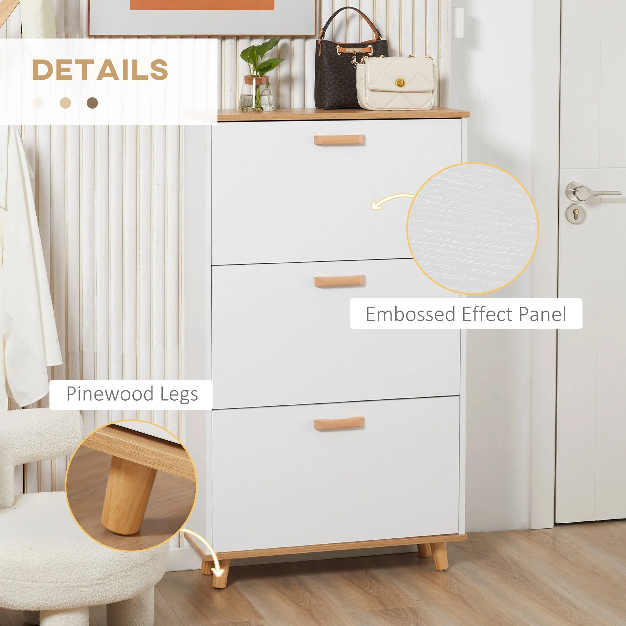 Narrow Shoe Cabinet - Image 7