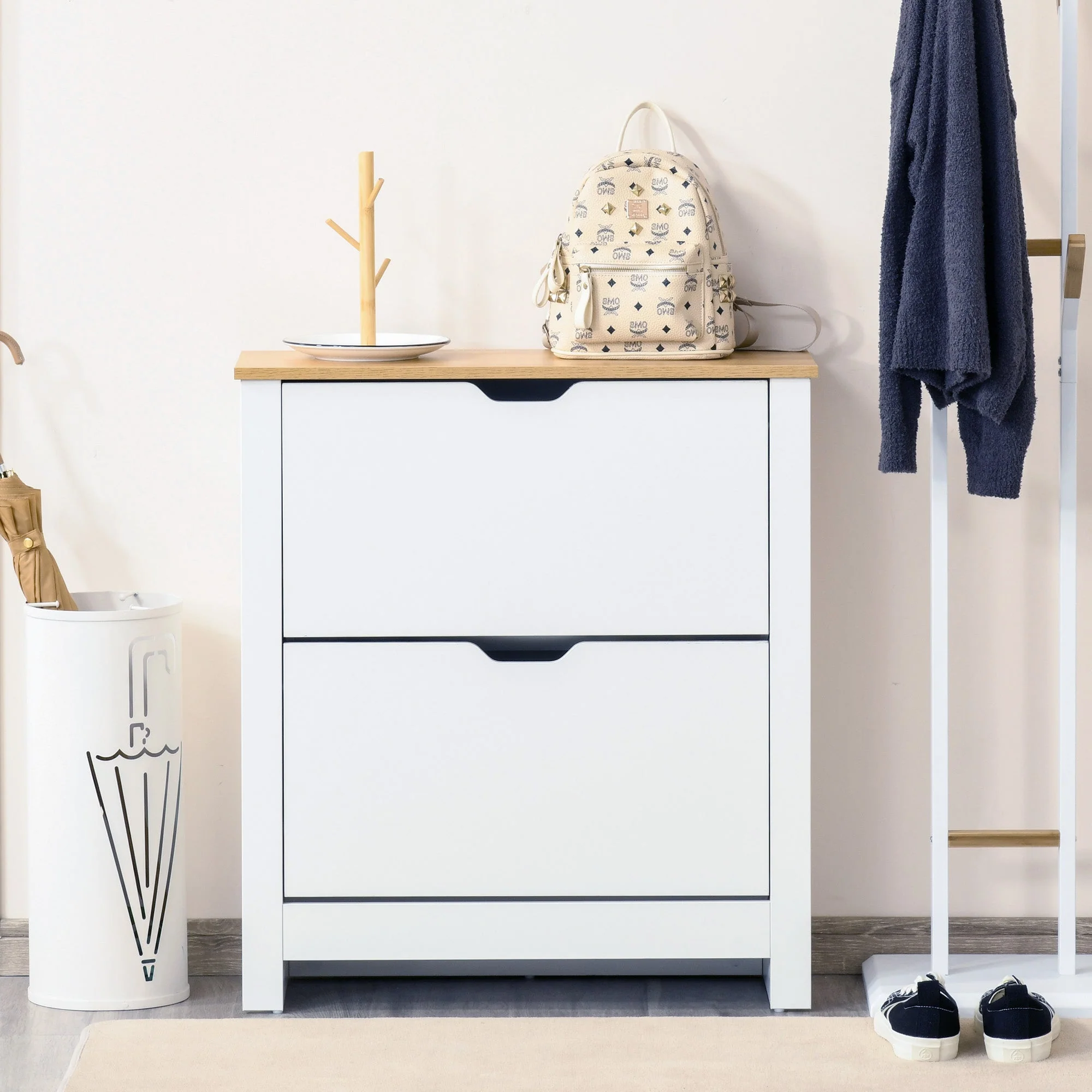 Narrow Shoe Cabinet - Image 2