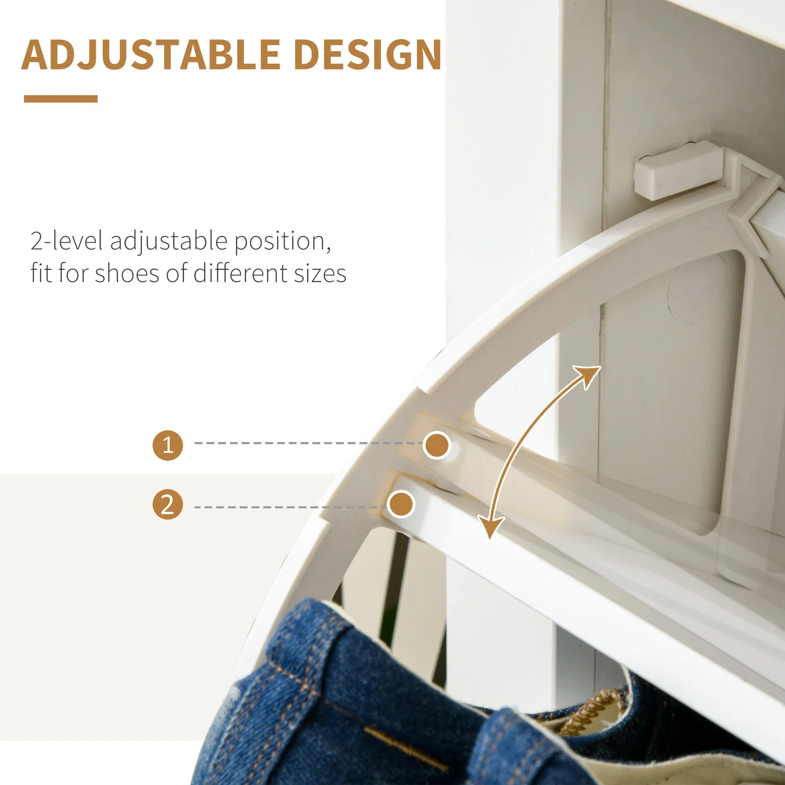 Narrow Shoe Cabinet - Image 5