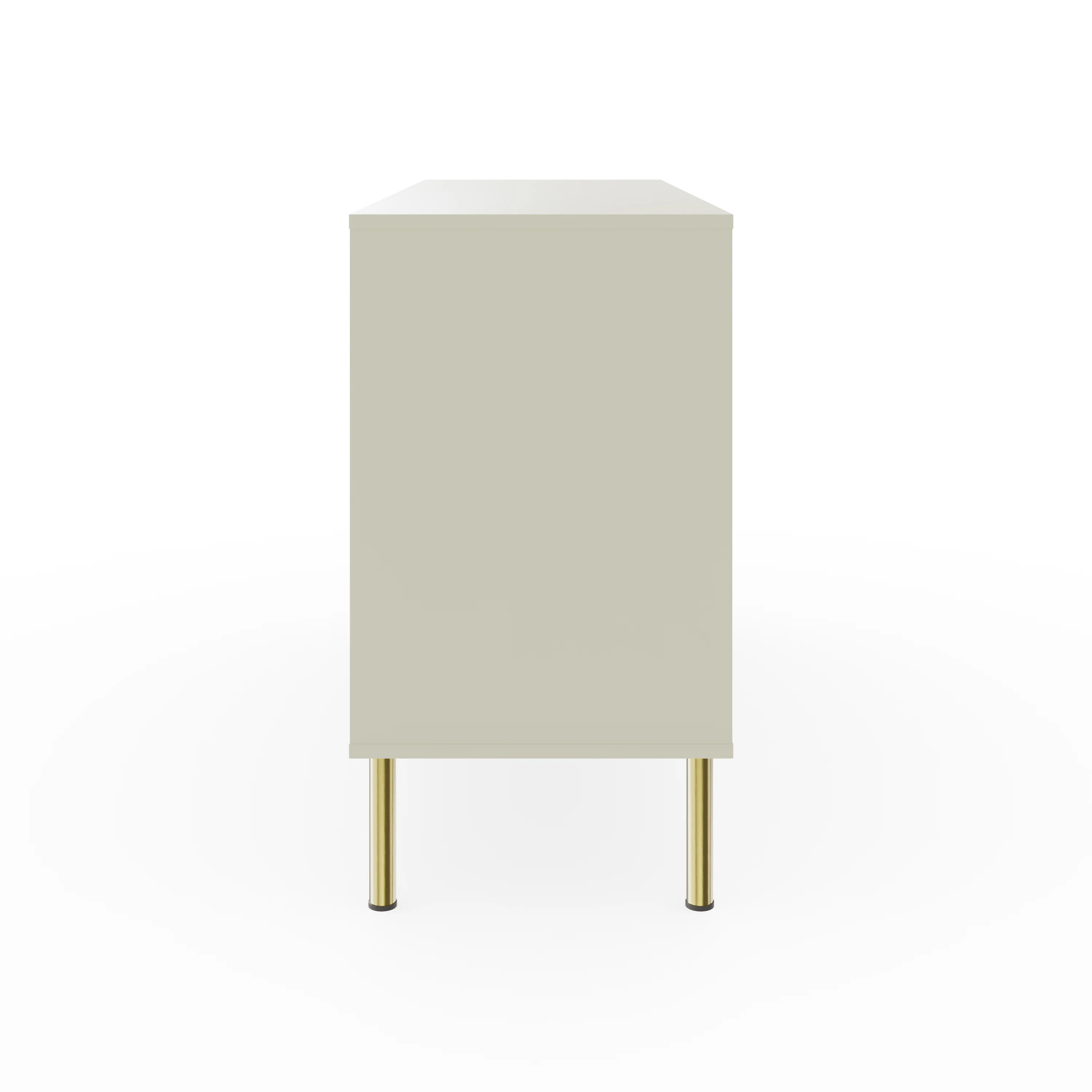 Nervata Large Sideboard White & Gold 2 Doors 4 Shelves 3 Drawers - Image 4