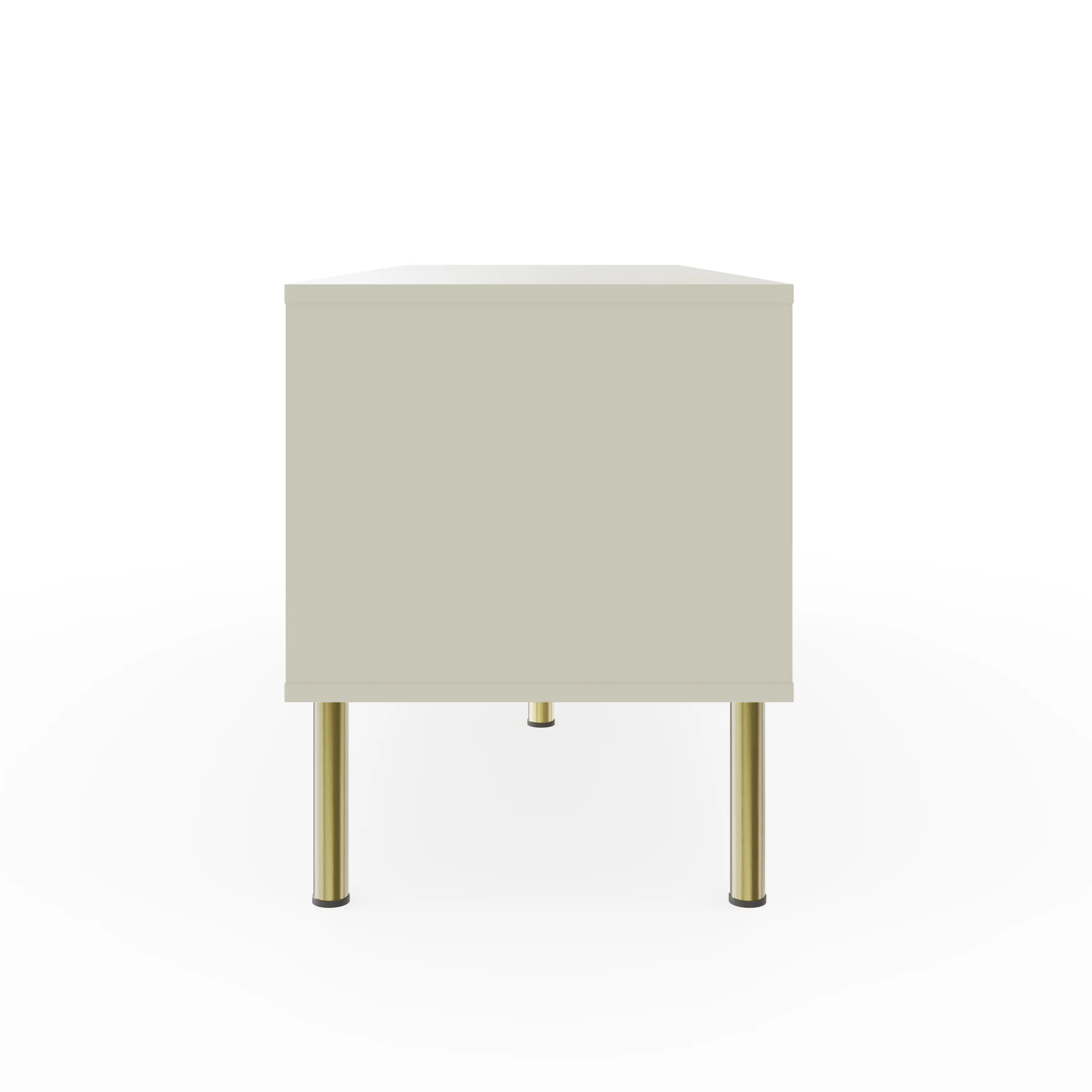 Nervata TV Unit White & Gold 1 Shelf 1 Drawer 2 Doors - Image 4