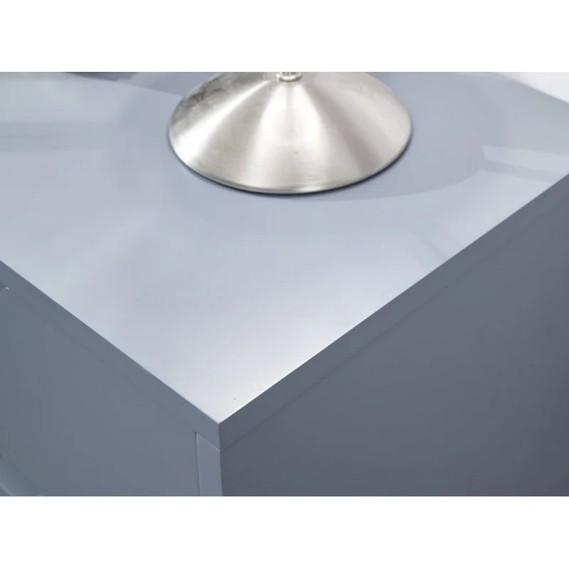 Nyborg Bedside Table Dark Grey 2 Drawers - Image 6