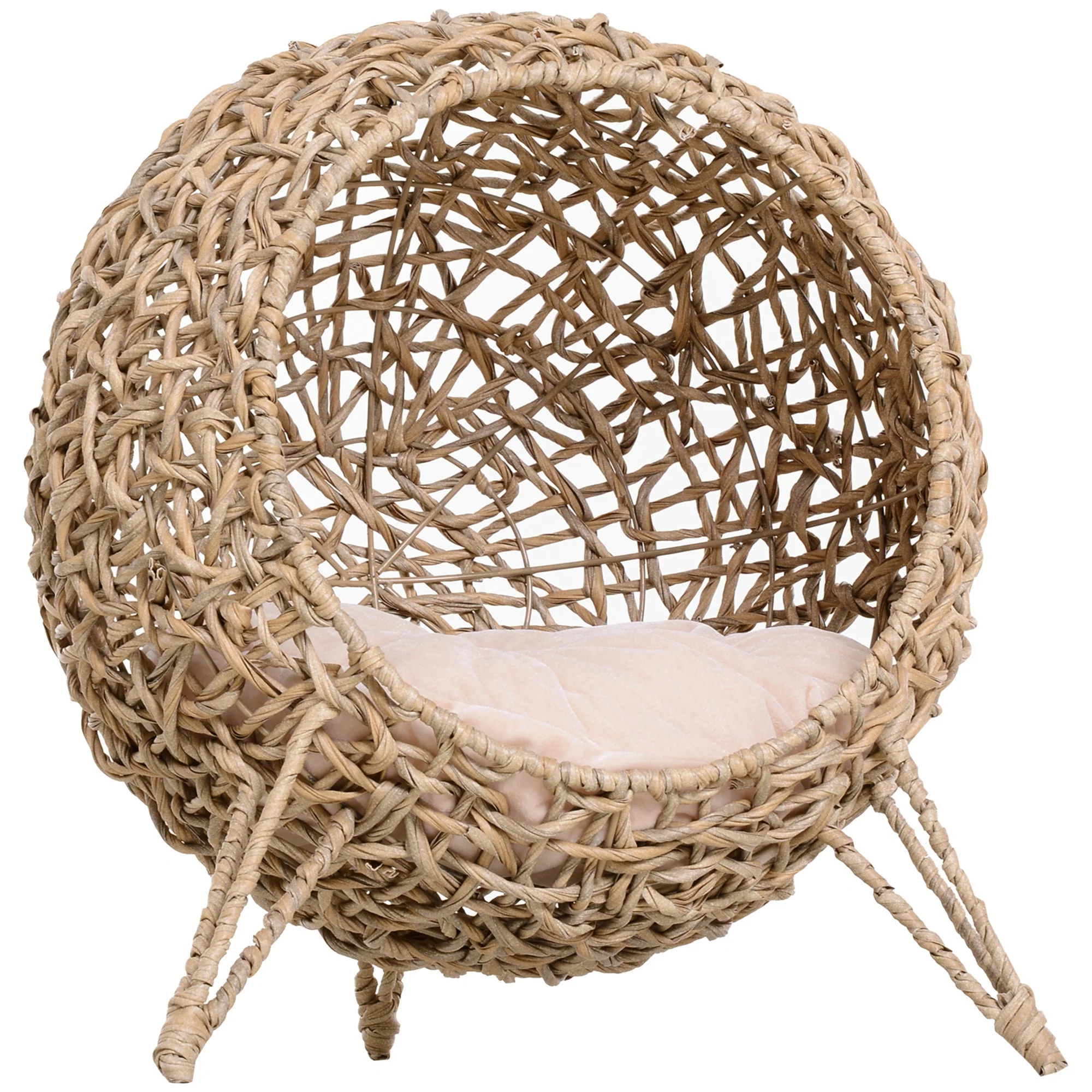 Odessey 39cm Dia Cat Bed Light Brown by Pawhut - Image 6