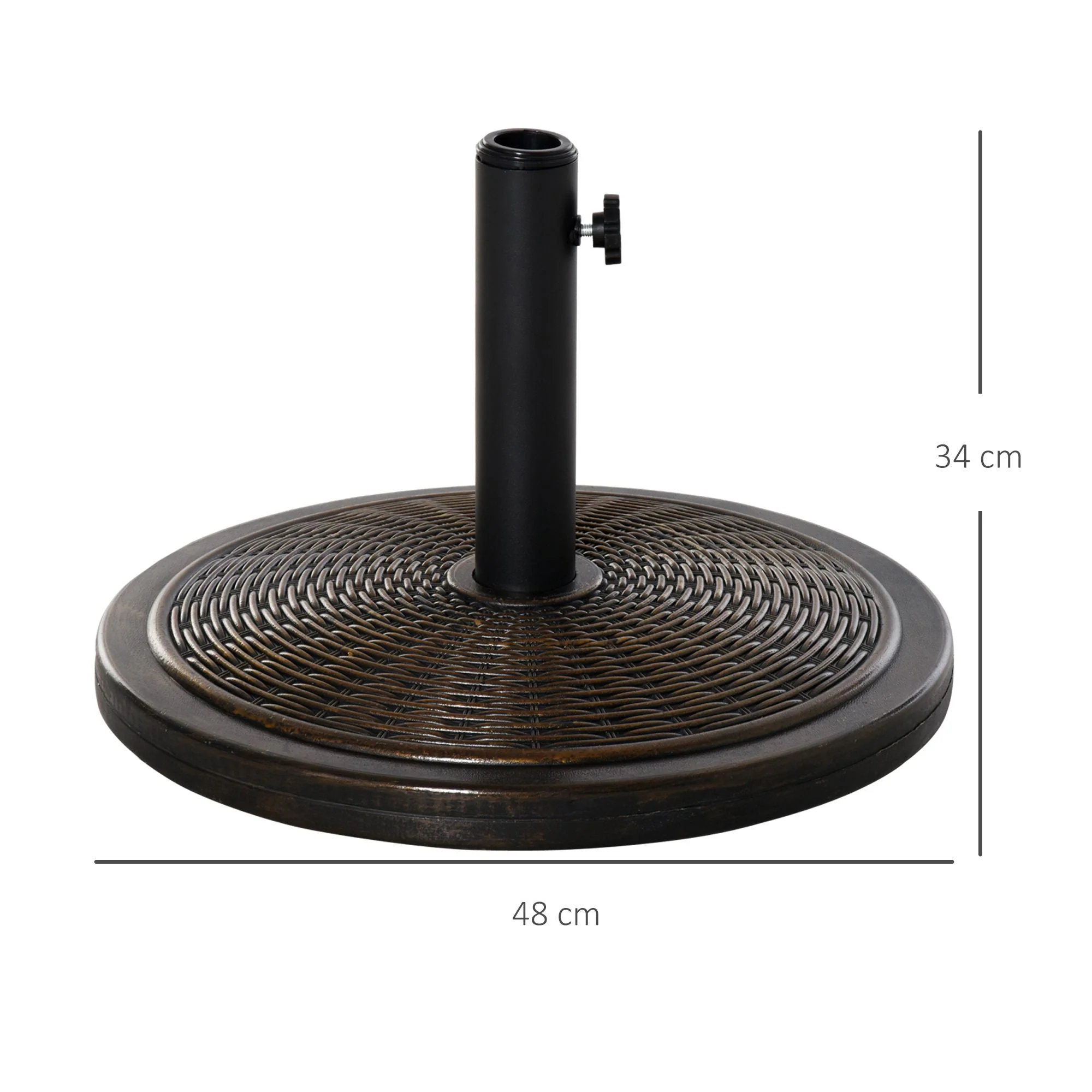 Offset Patio Umbrella Cement Base Stand Cantilever Parasol Holder Weight - Image 2