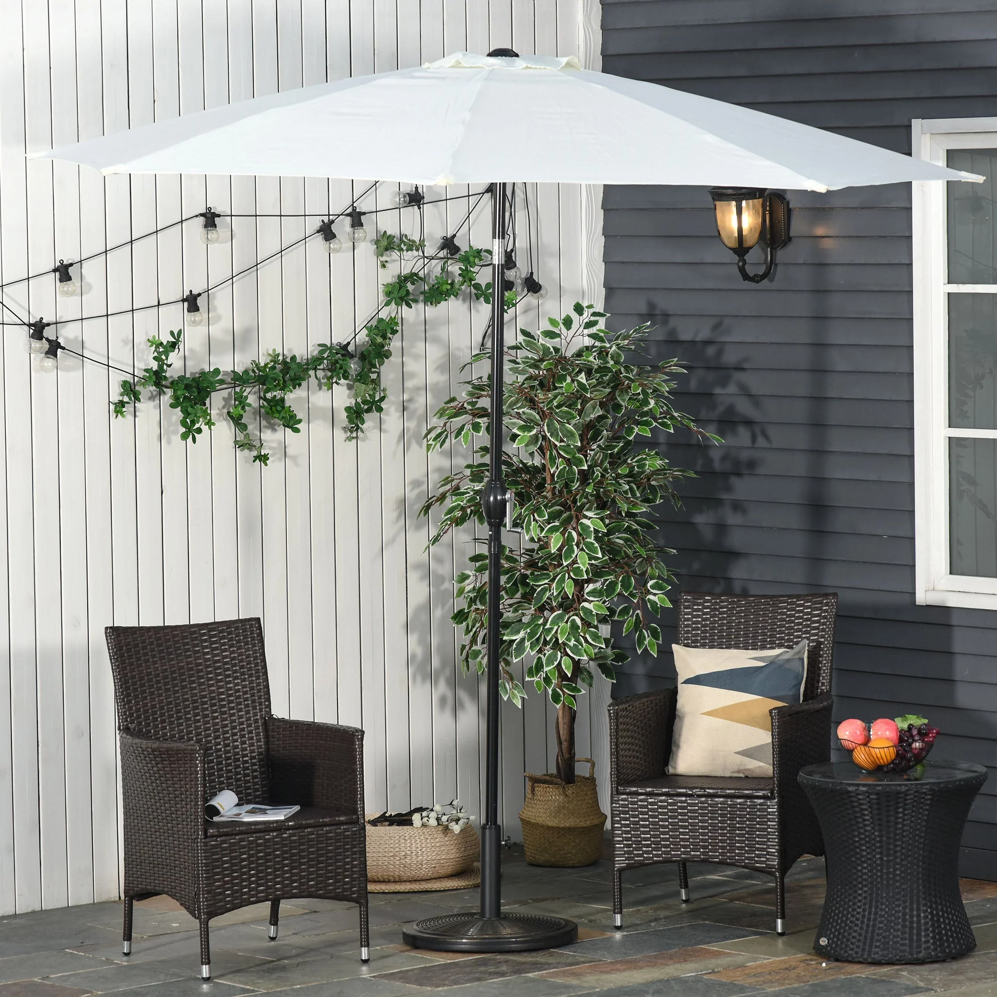 Offset Patio Umbrella Cement Base Stand Cantilever Parasol Holder Weight - Image 6