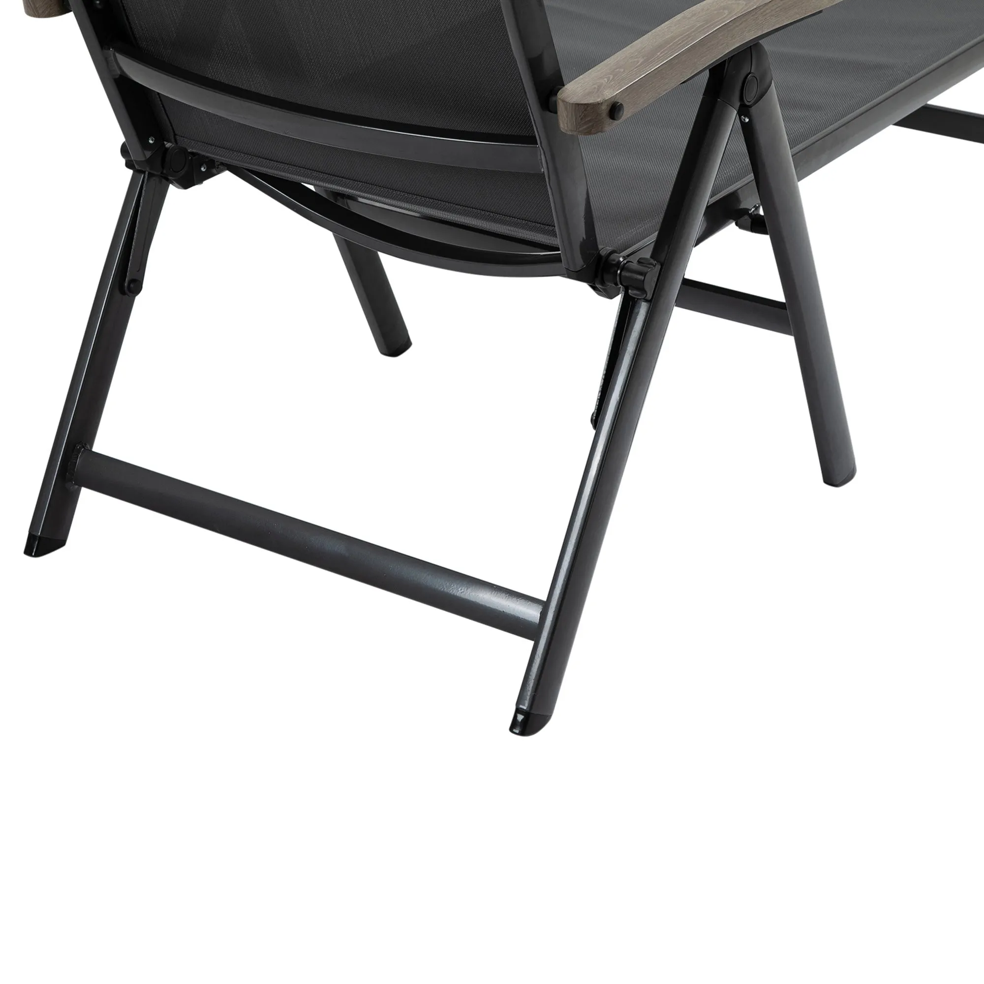 Outdoor Folding Sun Lounger - Image 9
