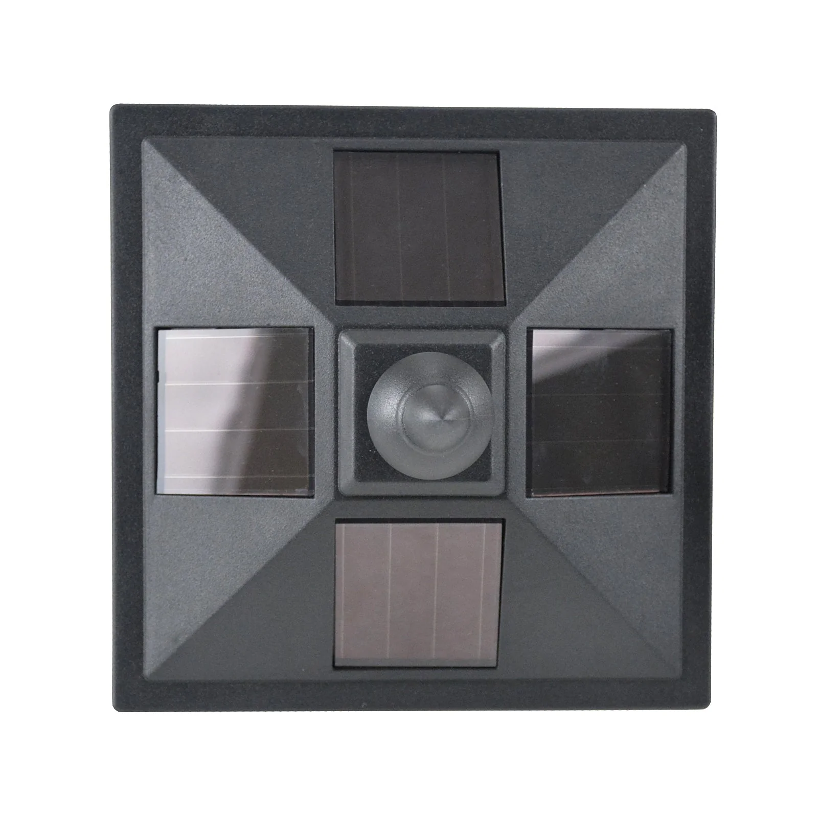 Outdoor Garden Solar Post Lamp Sensor Dimmable LED Lantern Bollard Pathway 1.2M Tall – Black - Image 9