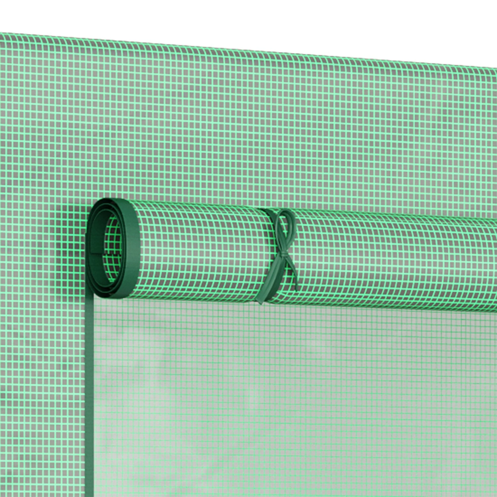 Outdoor Greenhouse Poly Tunnel Plants Reinforced Top Cover 1.98 X 0.77 X 1.49 M - Image 8