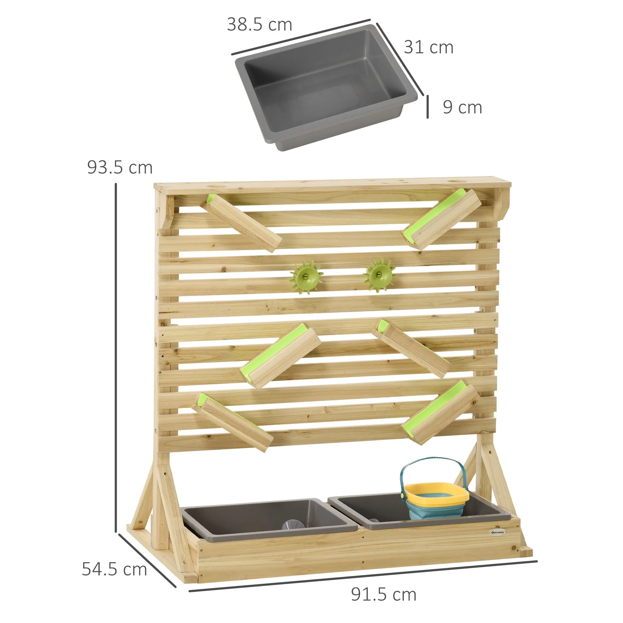 Outdoor Kids Running Water and Sand Playset - Image 2